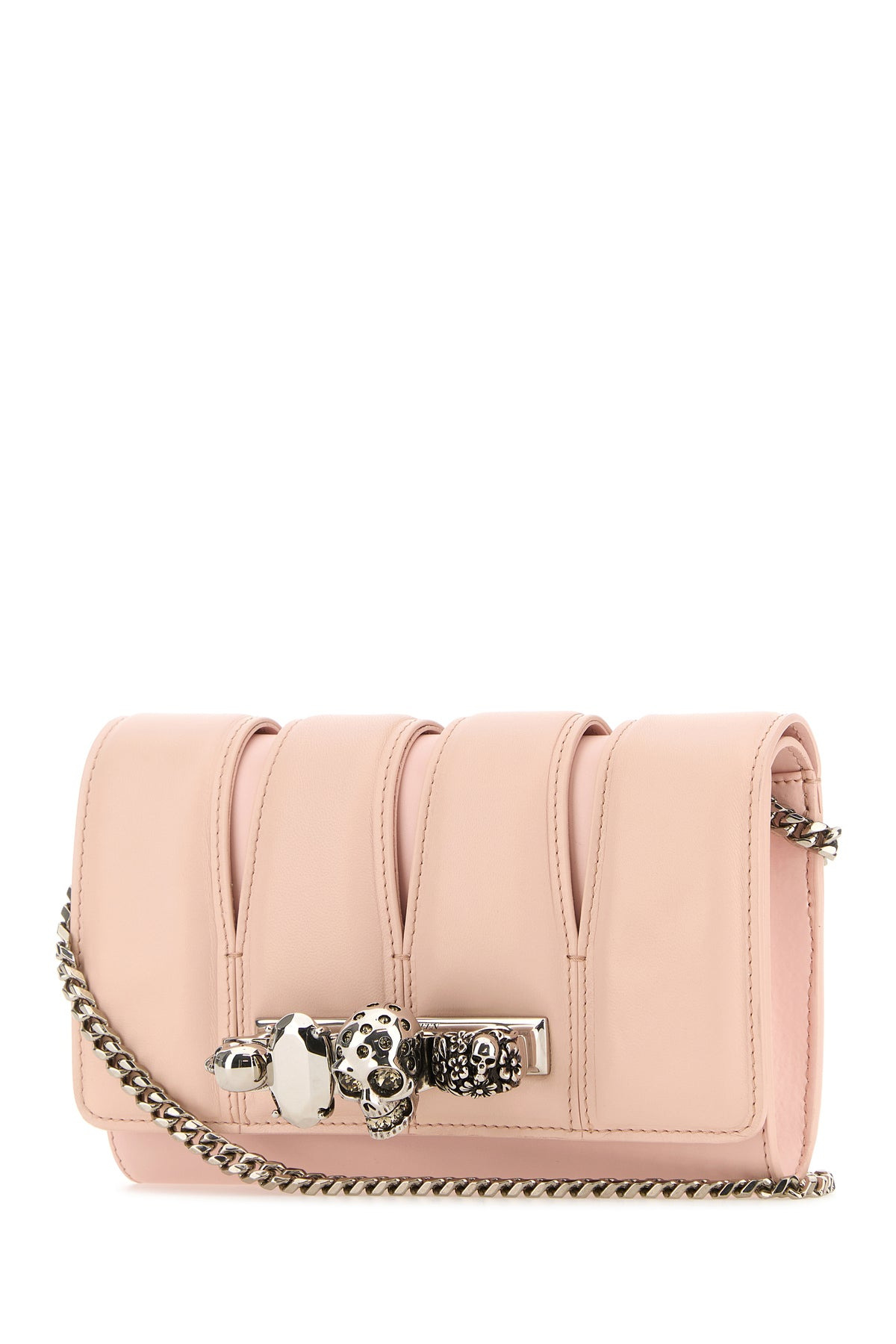 Pink leather The Slash clutch - 2
