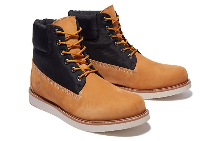 Timberland Newmarket 6 Inch Quilted Boots 'Wheat Black' A2GJT231 - 4