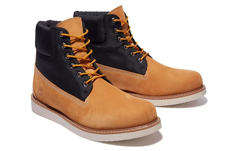 Timberland Newmarket 6 Inch Quilted Boots 'Wheat Black' A2GJT231 4