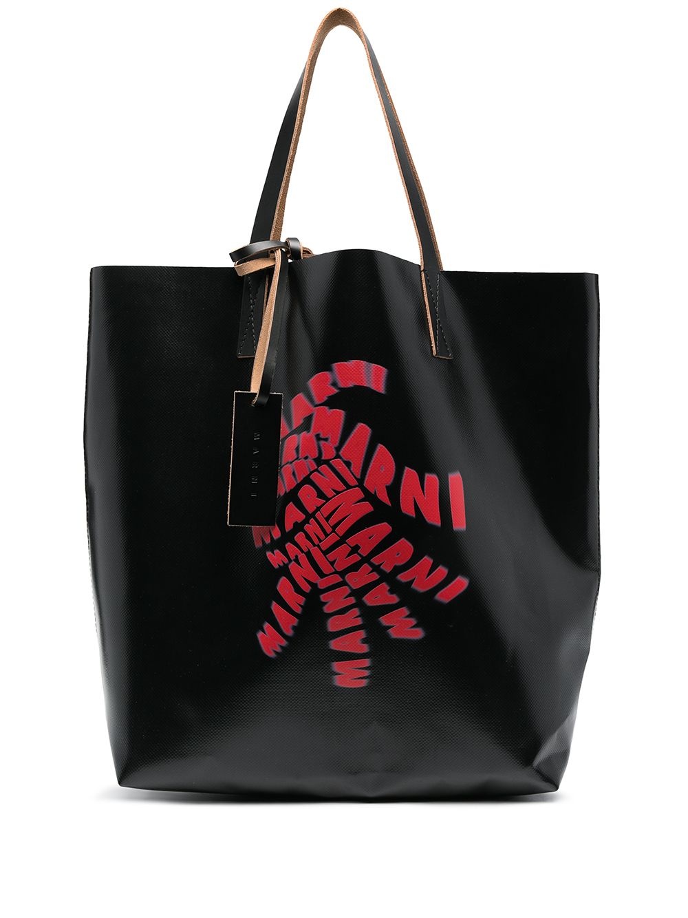 logo-print tote bag - 1