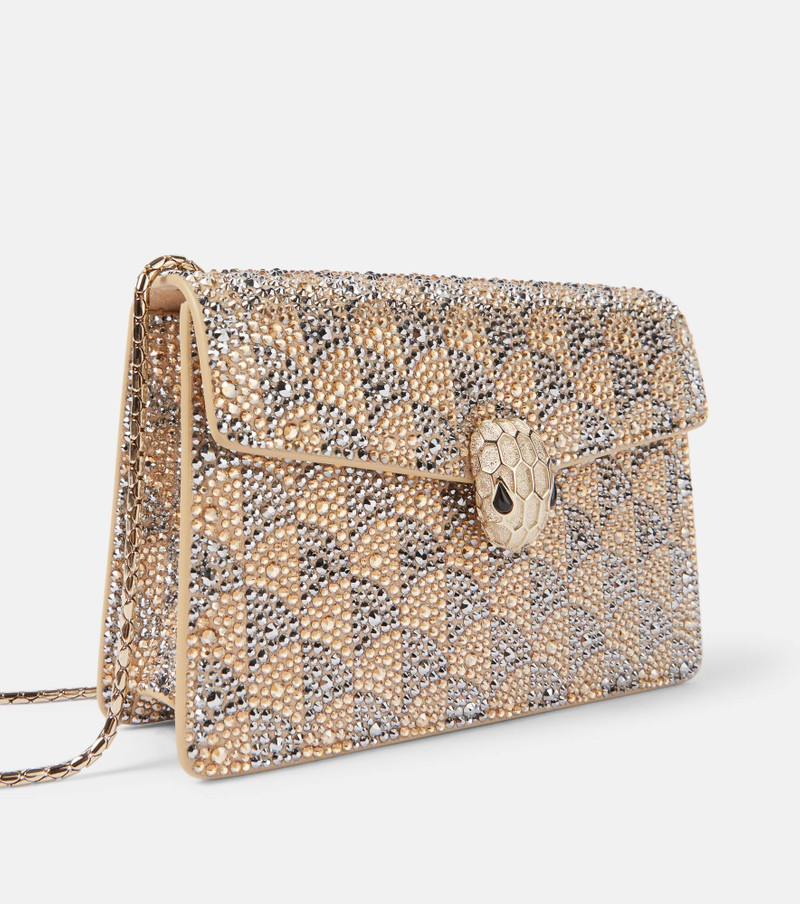 Serpenti Forever Mini embellished crossbody bag 6
