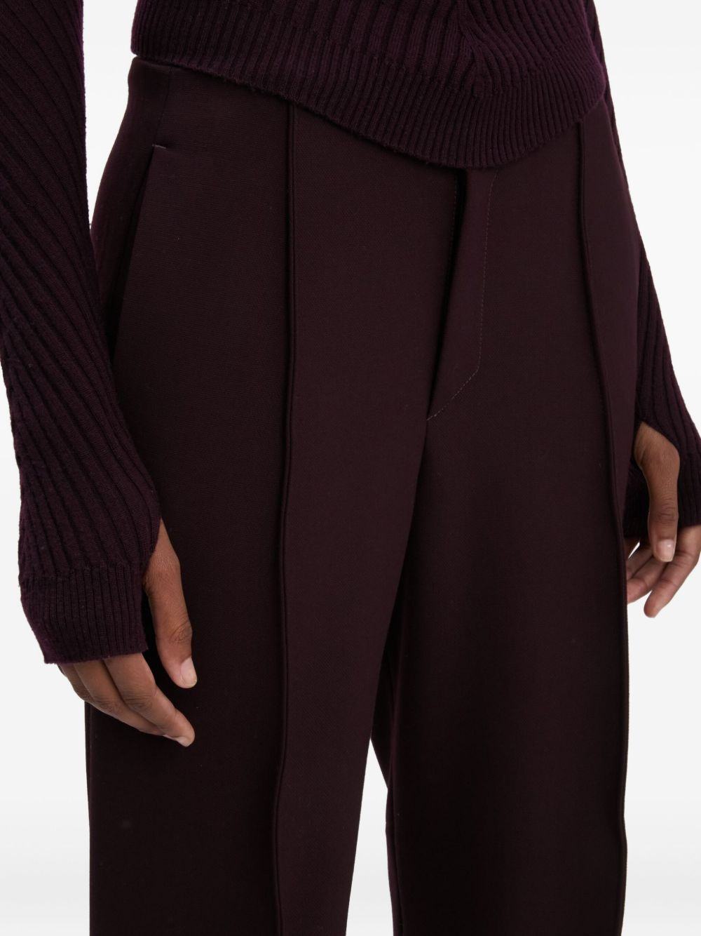 split-hem trousers - 5