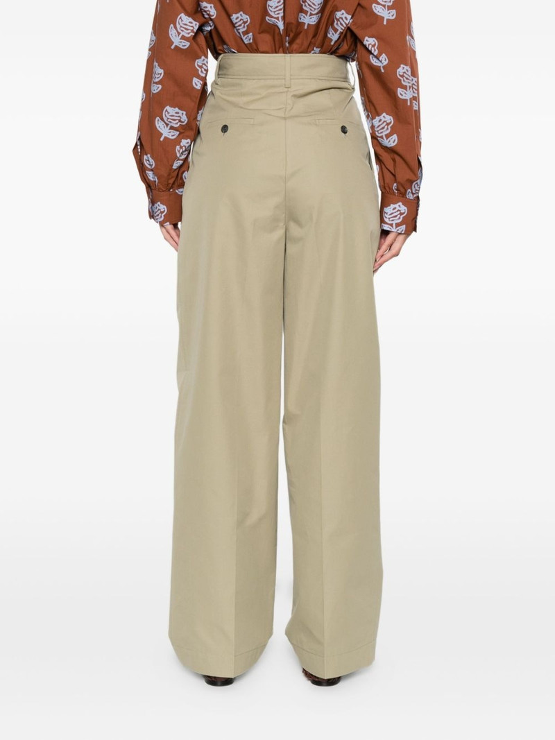 pleated cotton trousers 4