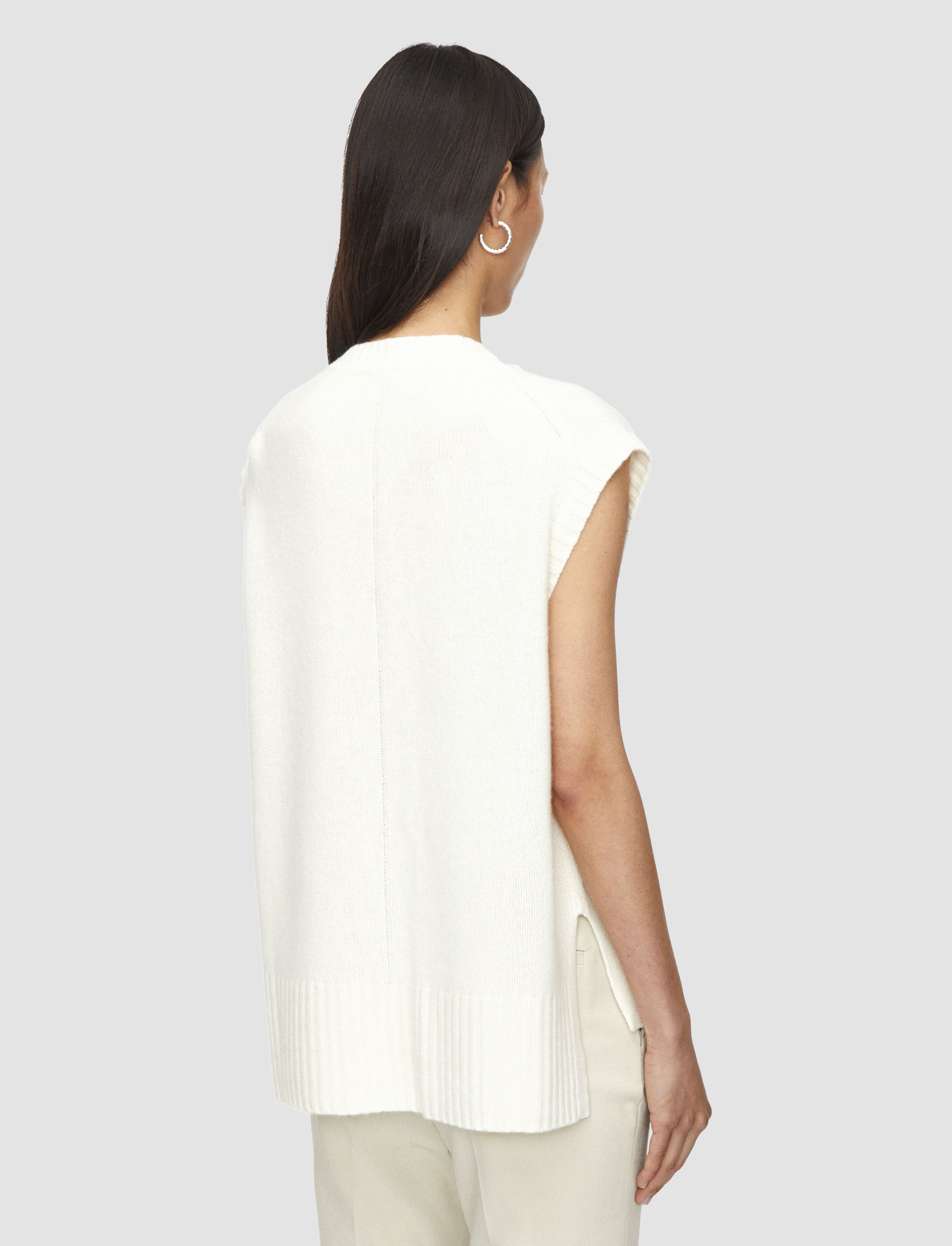 Open Cashmere Vest - 4