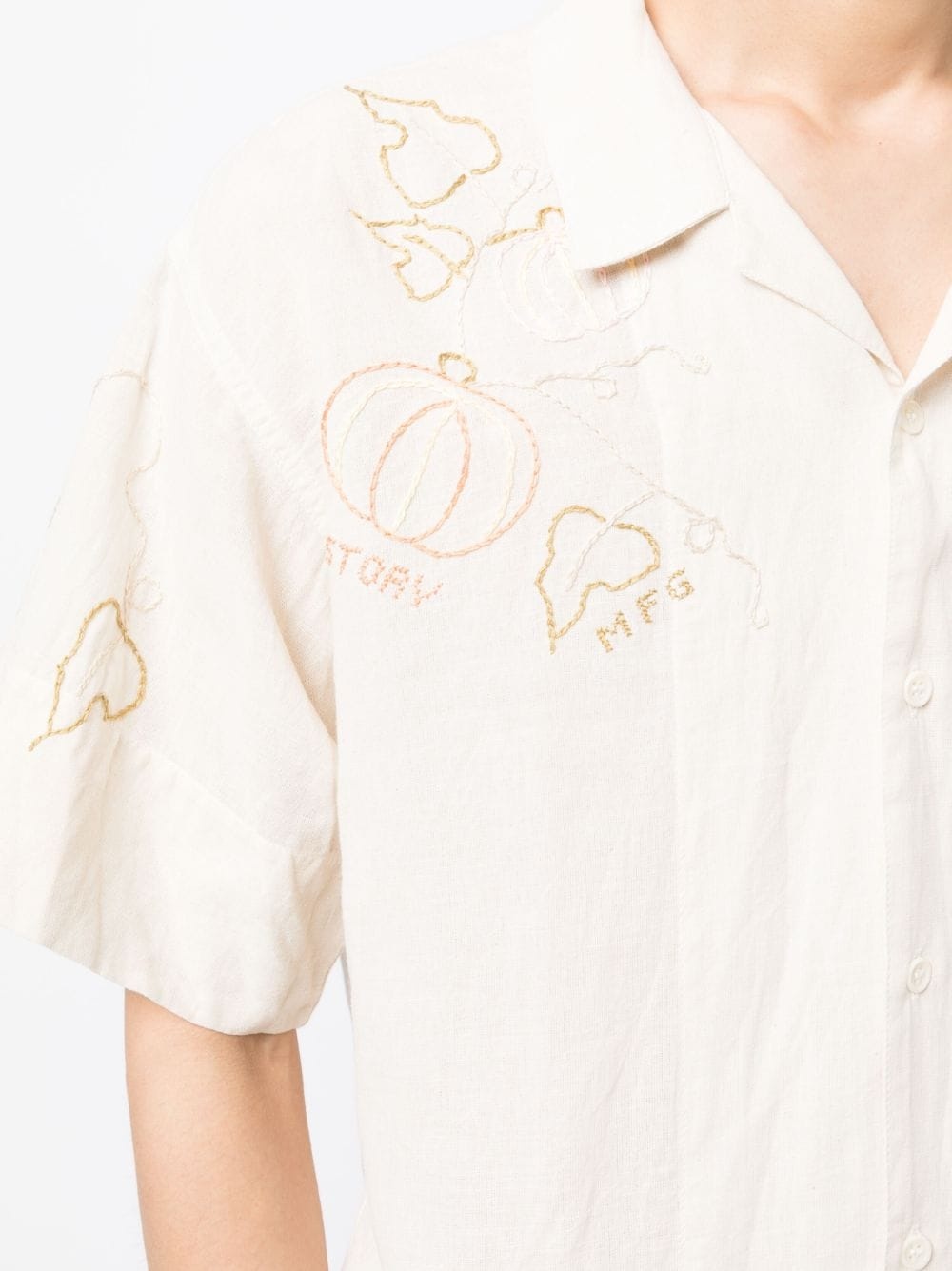 graphic-print short-sleeved shirt - 5