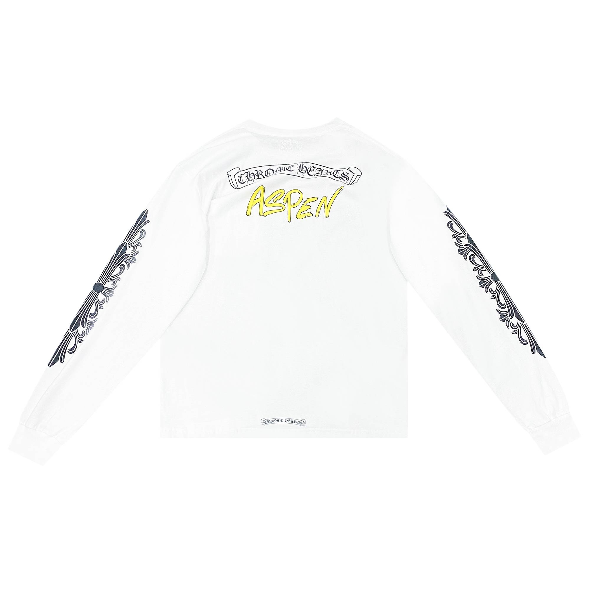 Chrome Hearts Aspen Floral Long-Sleeve 'White' - 2