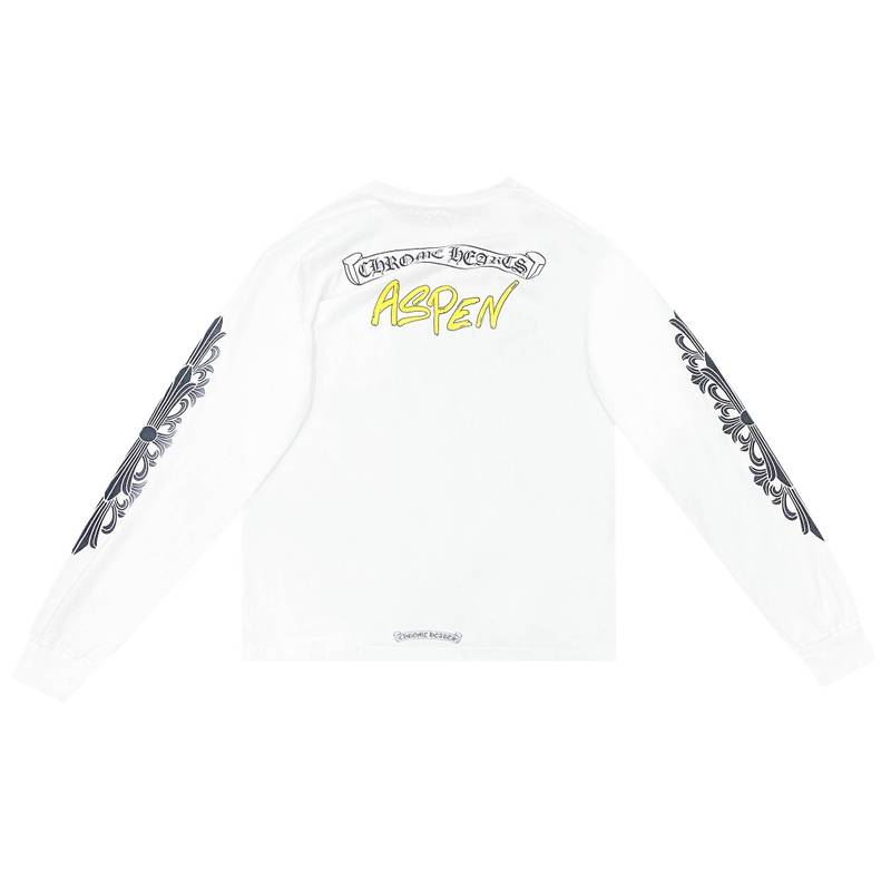 Chrome Hearts Chrome Hearts Aspen Floral Long-Sleeve 'White' outlook