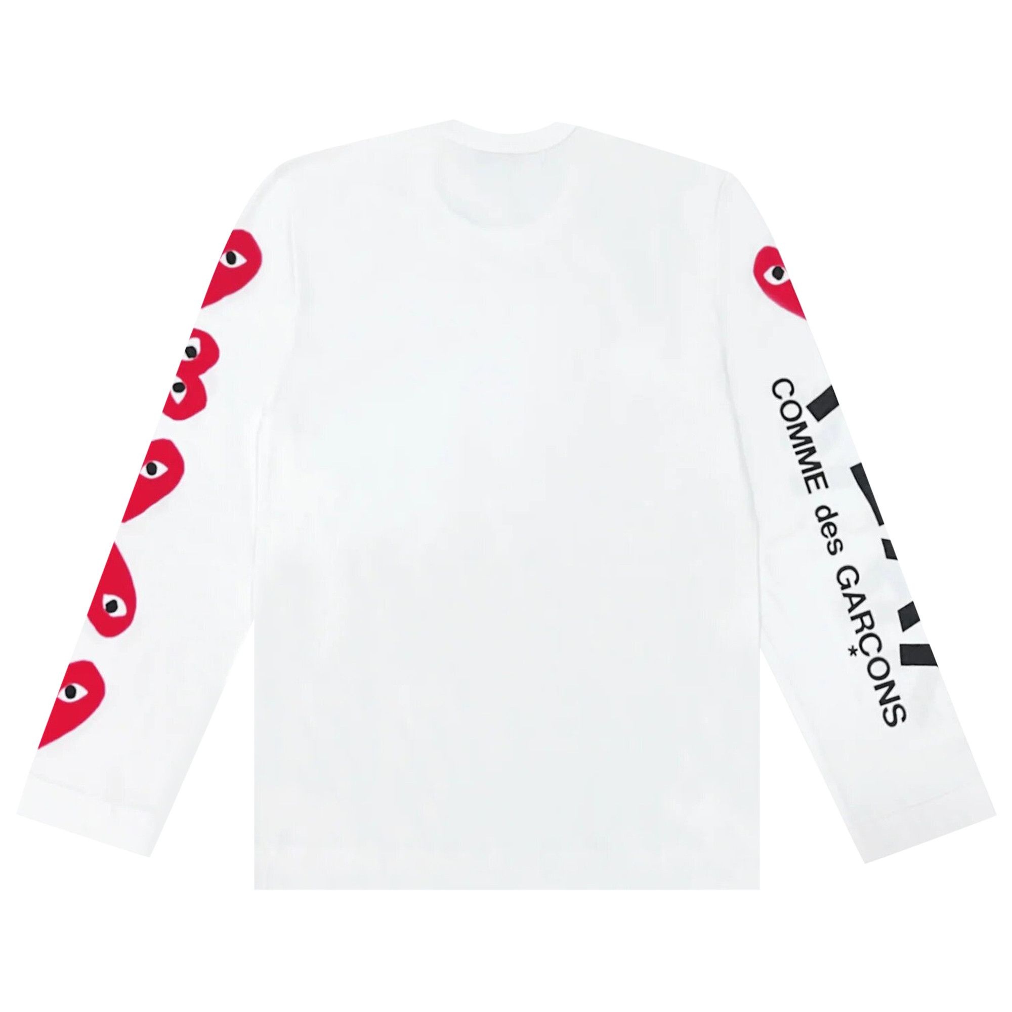 Comme des Garçons PLAY Heart Print T-Shirt 'White' - 2