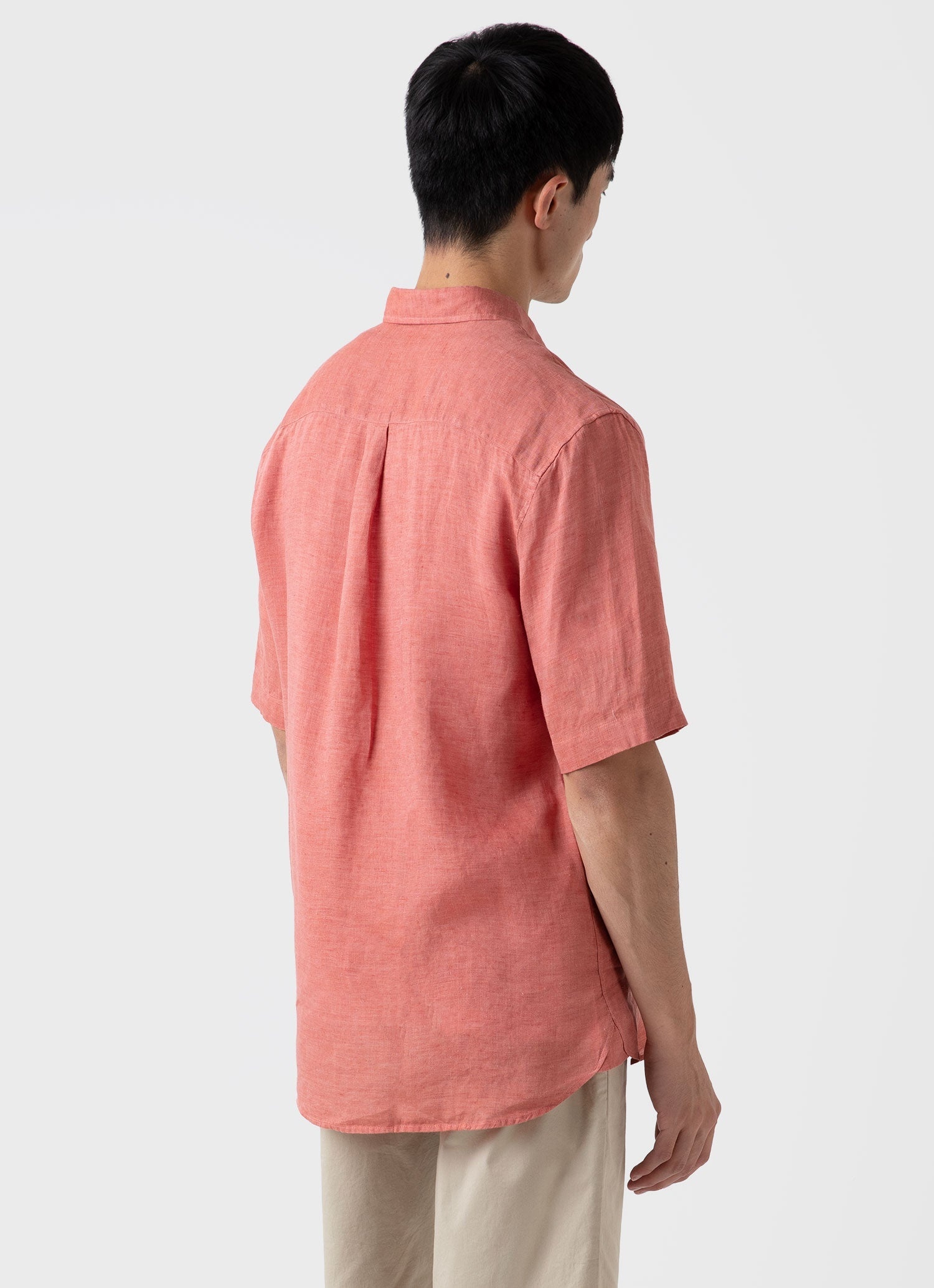 Linen Short Sleeve Shirt - 4