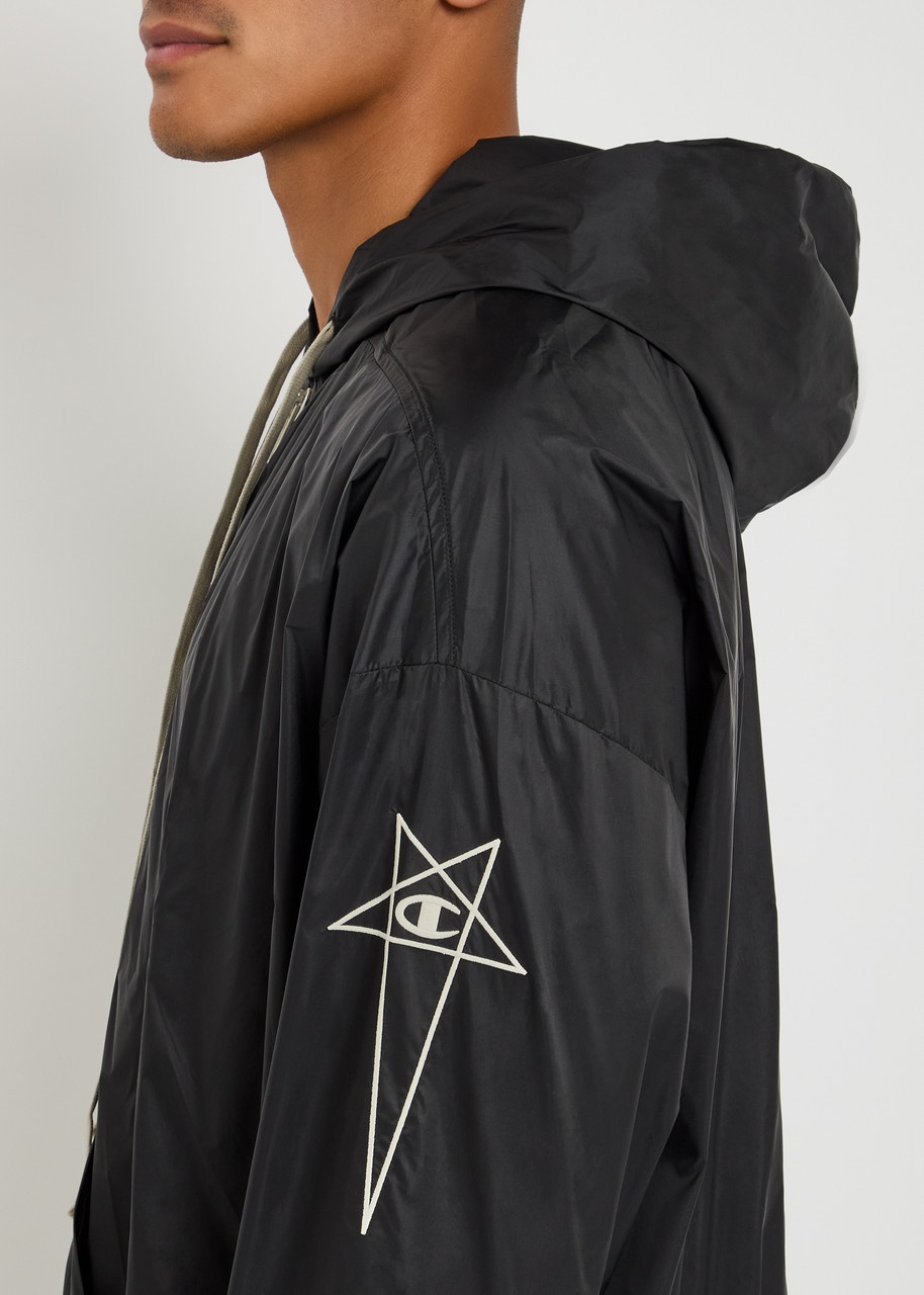 Rick Owens X Champion Jumbo Jason's Hooded Cotton Sweatshirt - 5