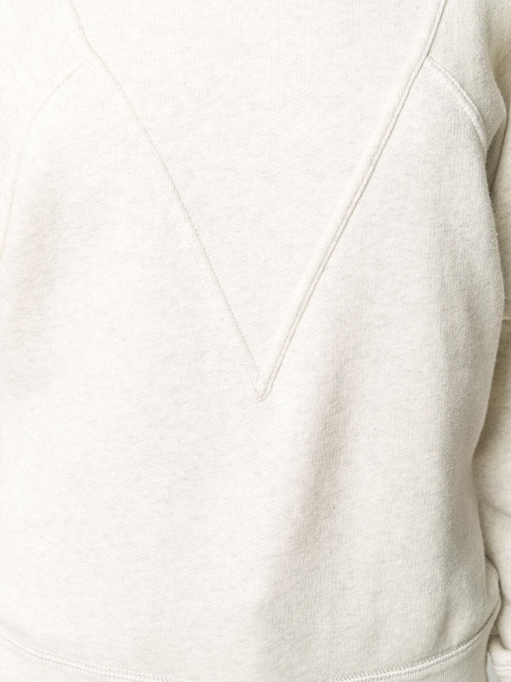 panelled crew-neck sweatshirt - 5