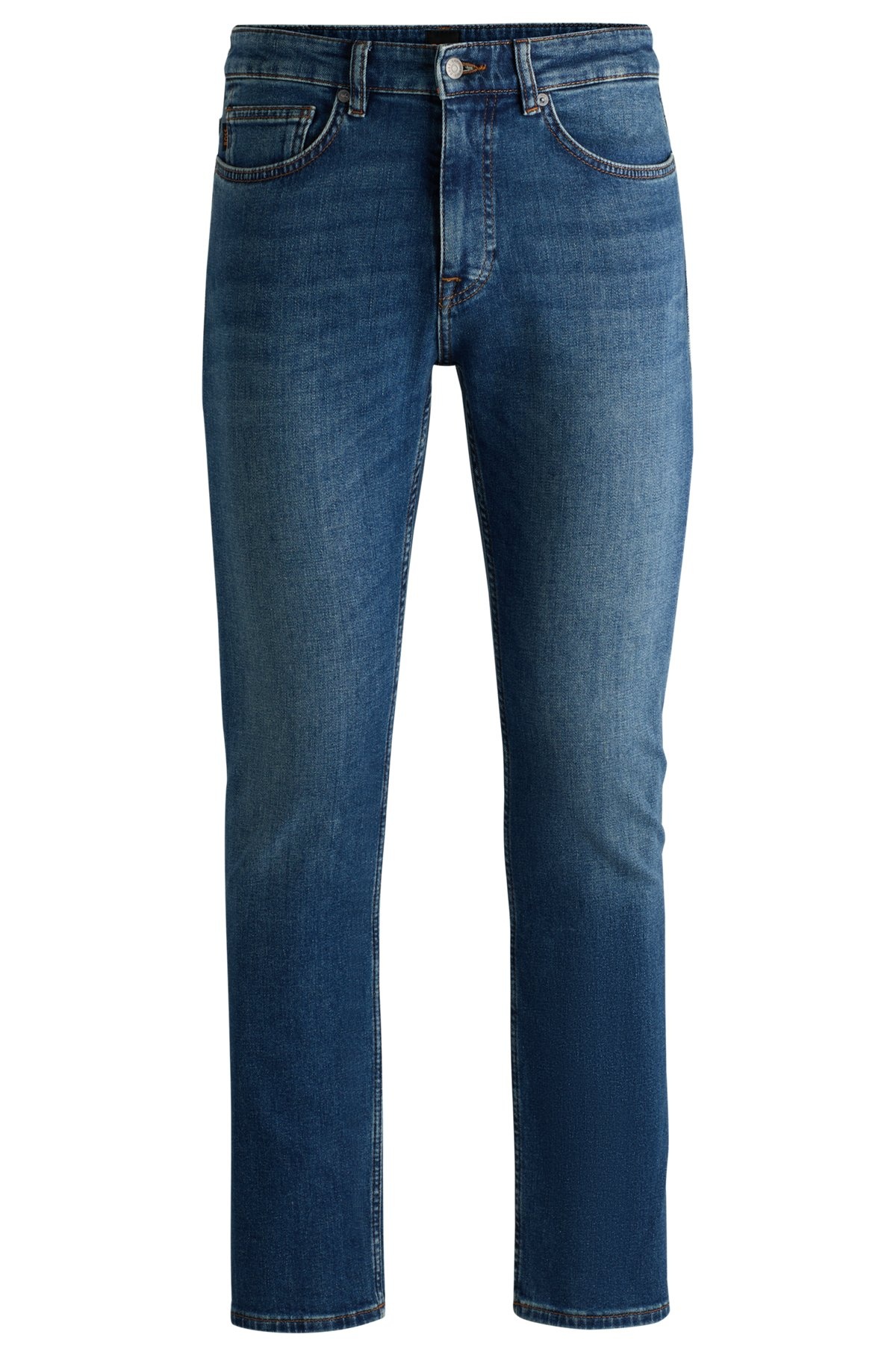 DELAWARE SLIM-FIT JEANS IN BLUE COMFORT-STRETCH DENIM - 1