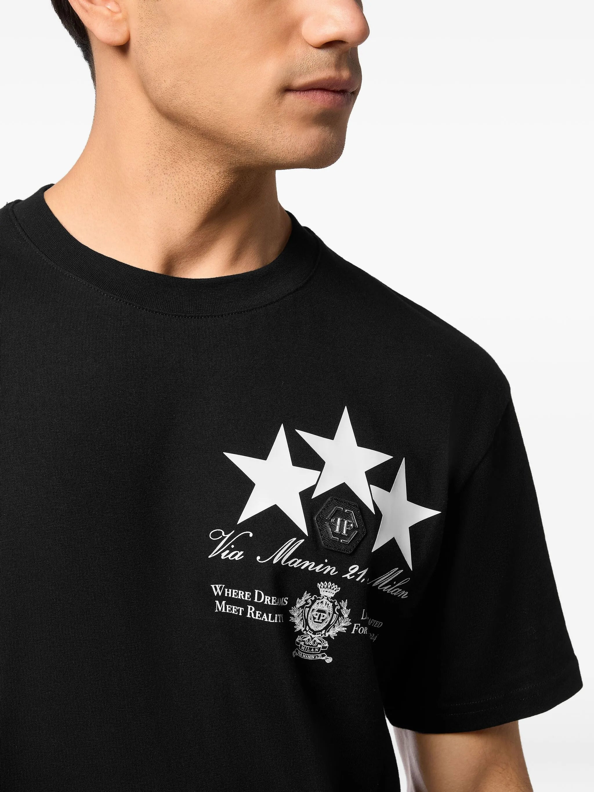 Philipp Plein Star-print T-shirt - 4