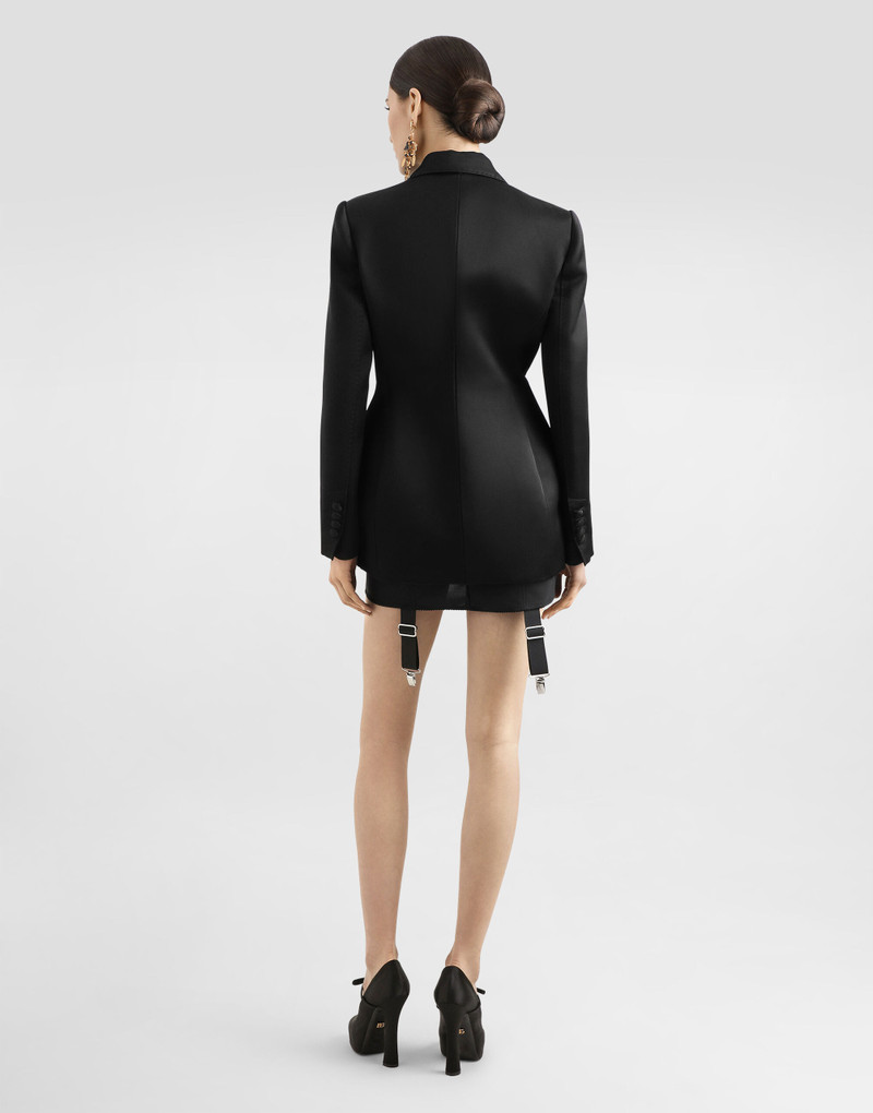 Double-breasted duchess jacket with conical cups 3