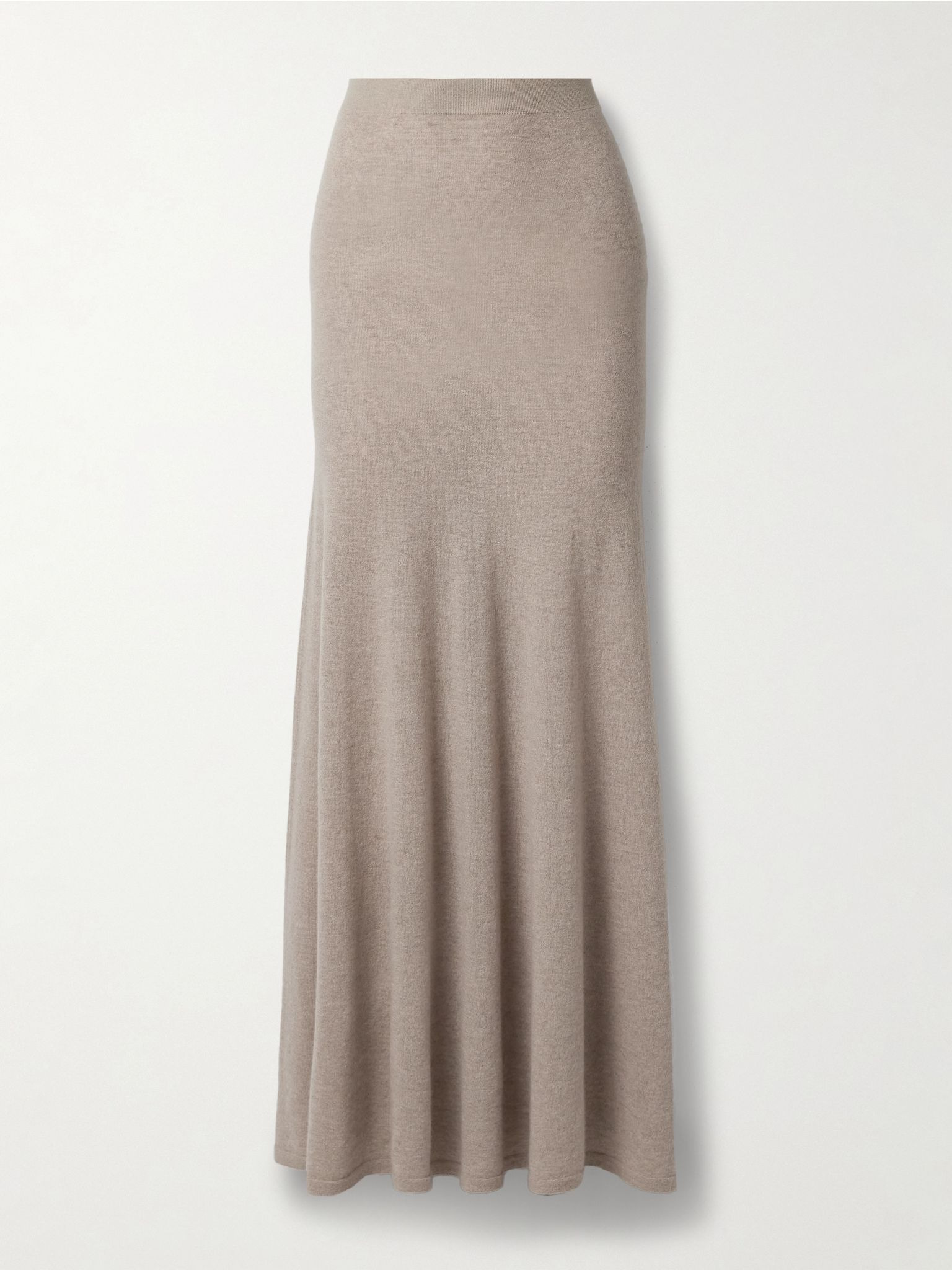 Jovian cashmere maxi skirt Beige - 1