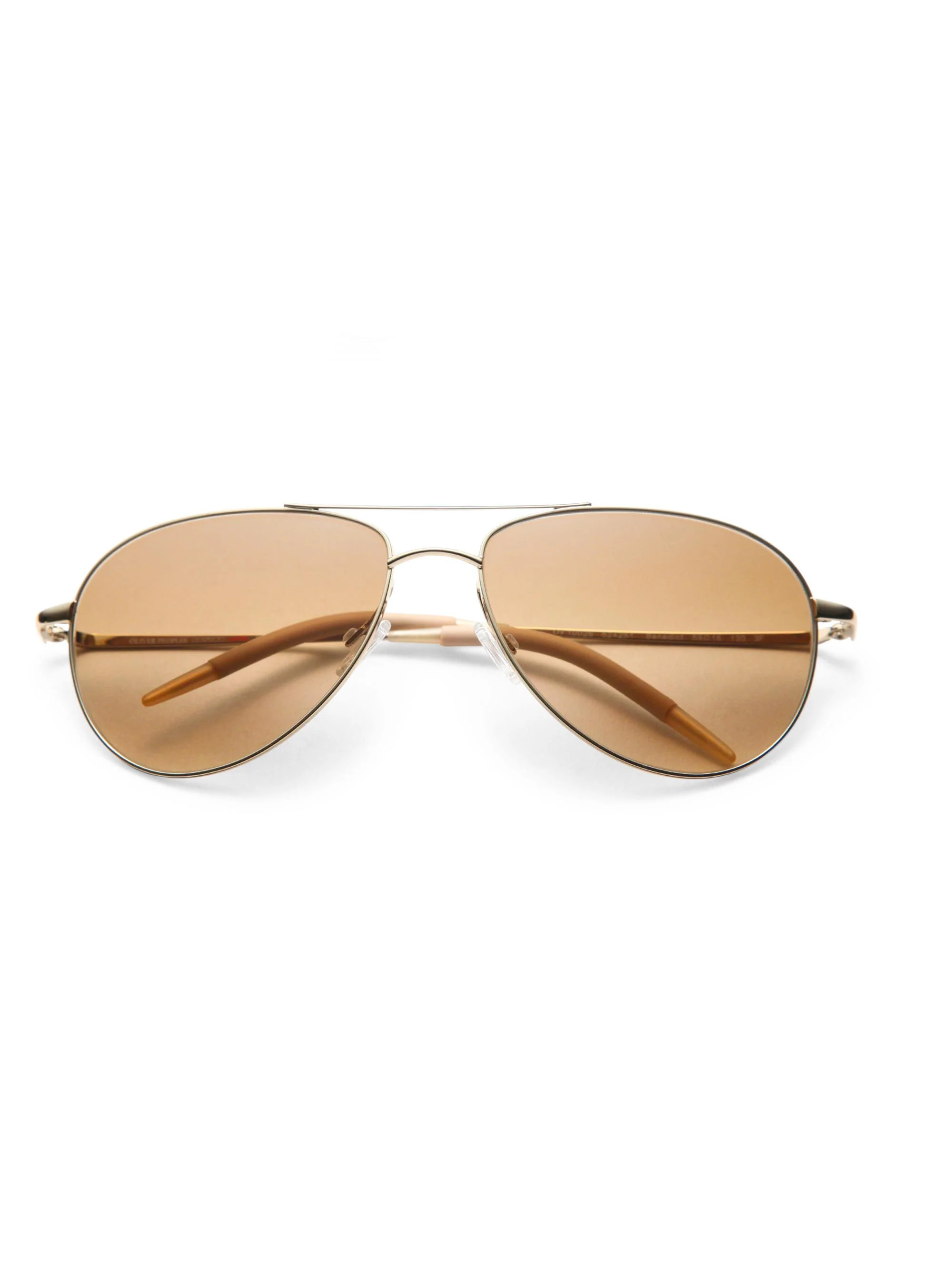 Men's Benedict 16MM Aviator Sunglasses - Gold - 1