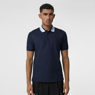 Burberry Logo Detail Cotton Piqué Polo Shirt outlook