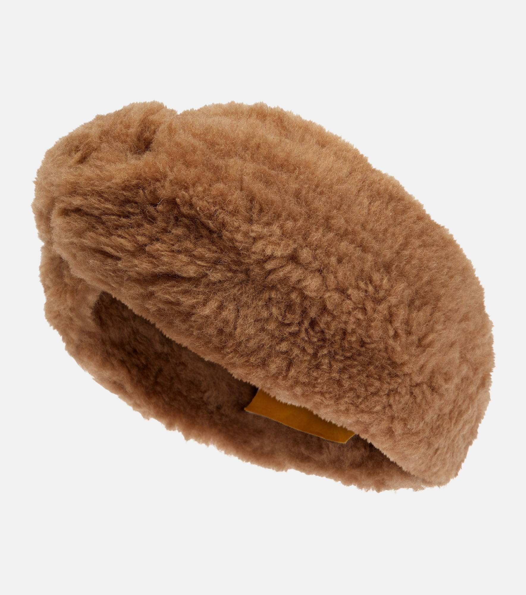 Camel hair and silk headband - 1