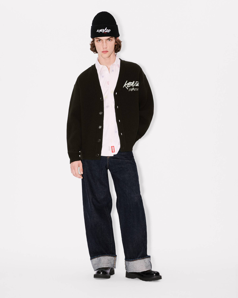 'Kenzo x Futura 2000' genderless cardigan in wool 11