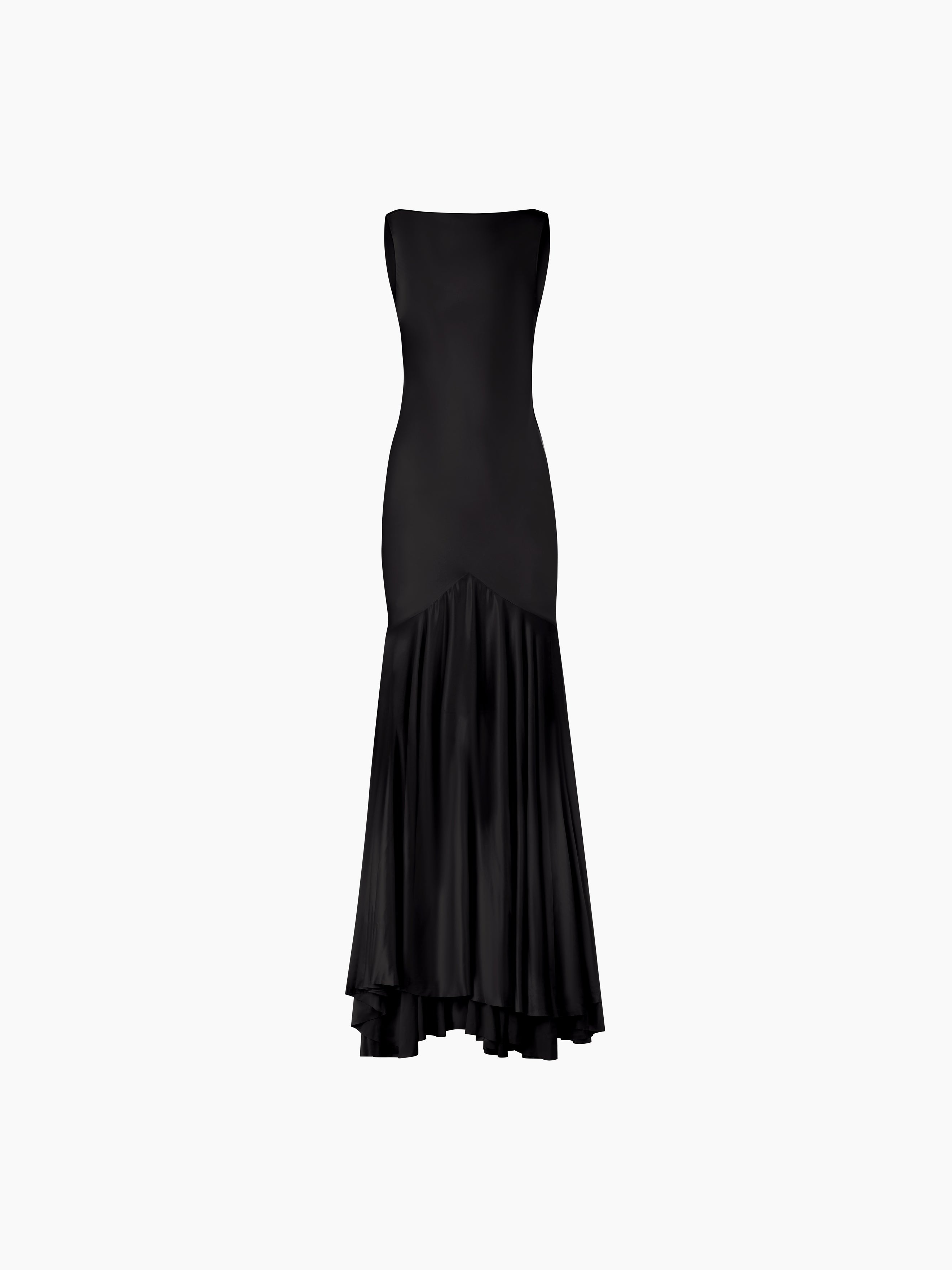 MERMAID DRESS WITH OPEN BACK - 5