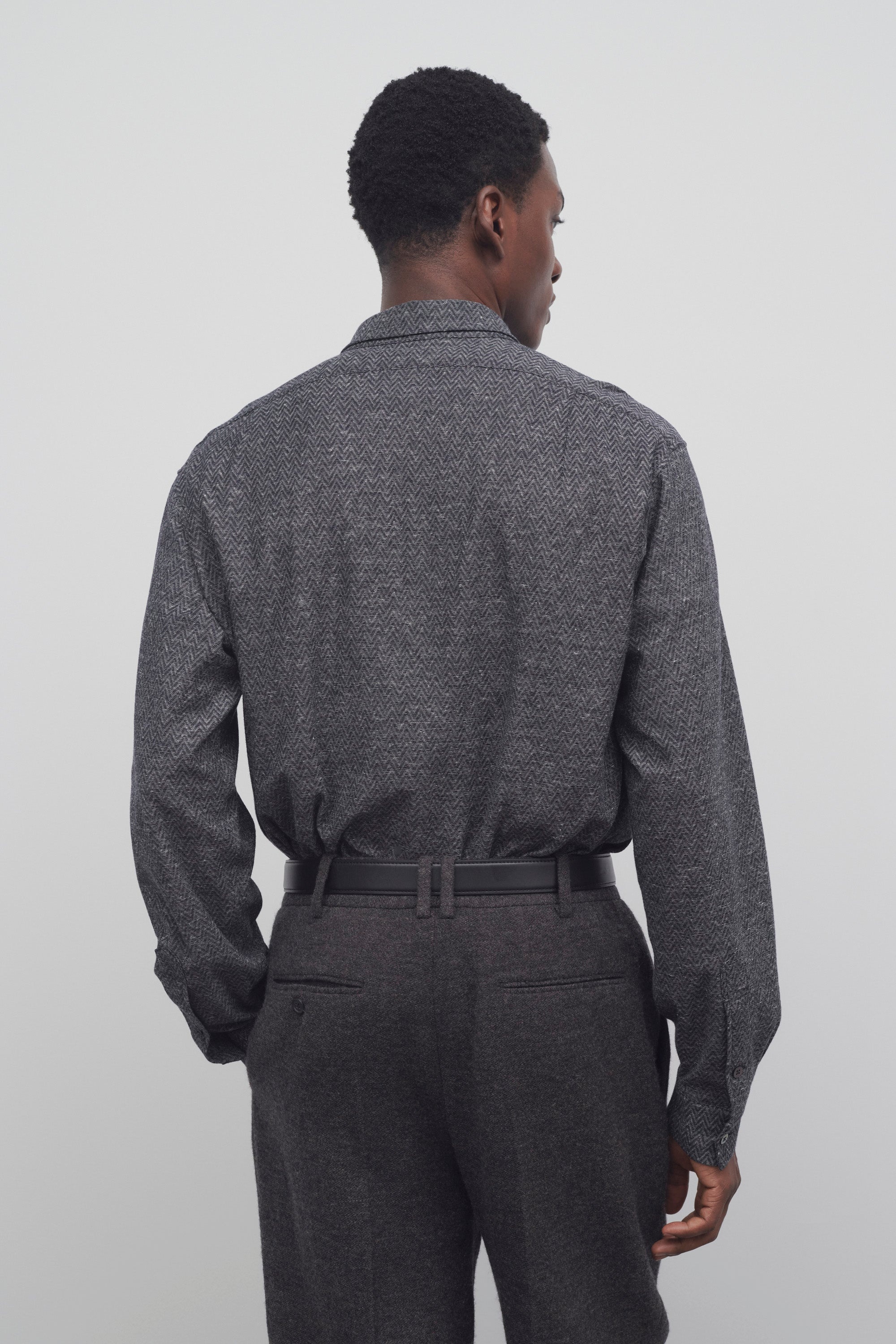 Cardiff Shirt in Cotton and Linen - 5