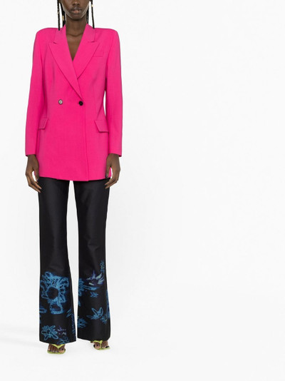 MSGM double-breasted tailored blazer outlook