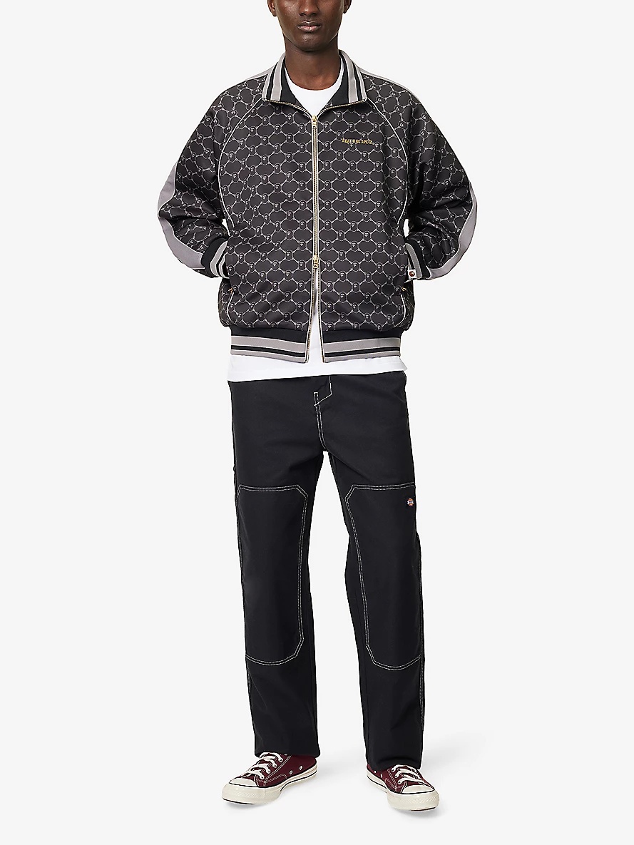Monogram-Print Woven Track Jacket - 2