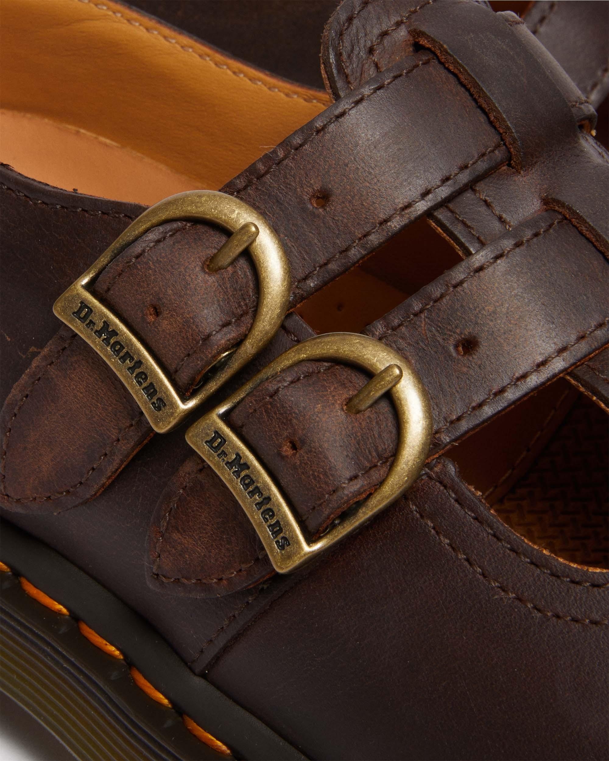 8065 Crazy Horse Leather Mary Jane Shoes - 4