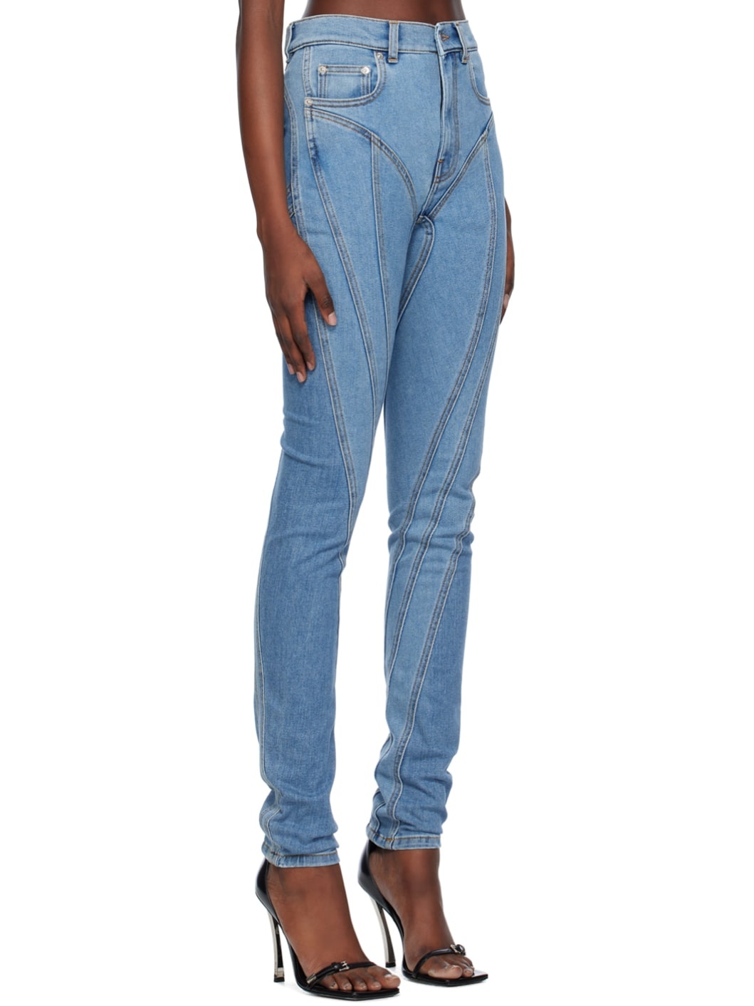 Blue Spiral Jeans - 2