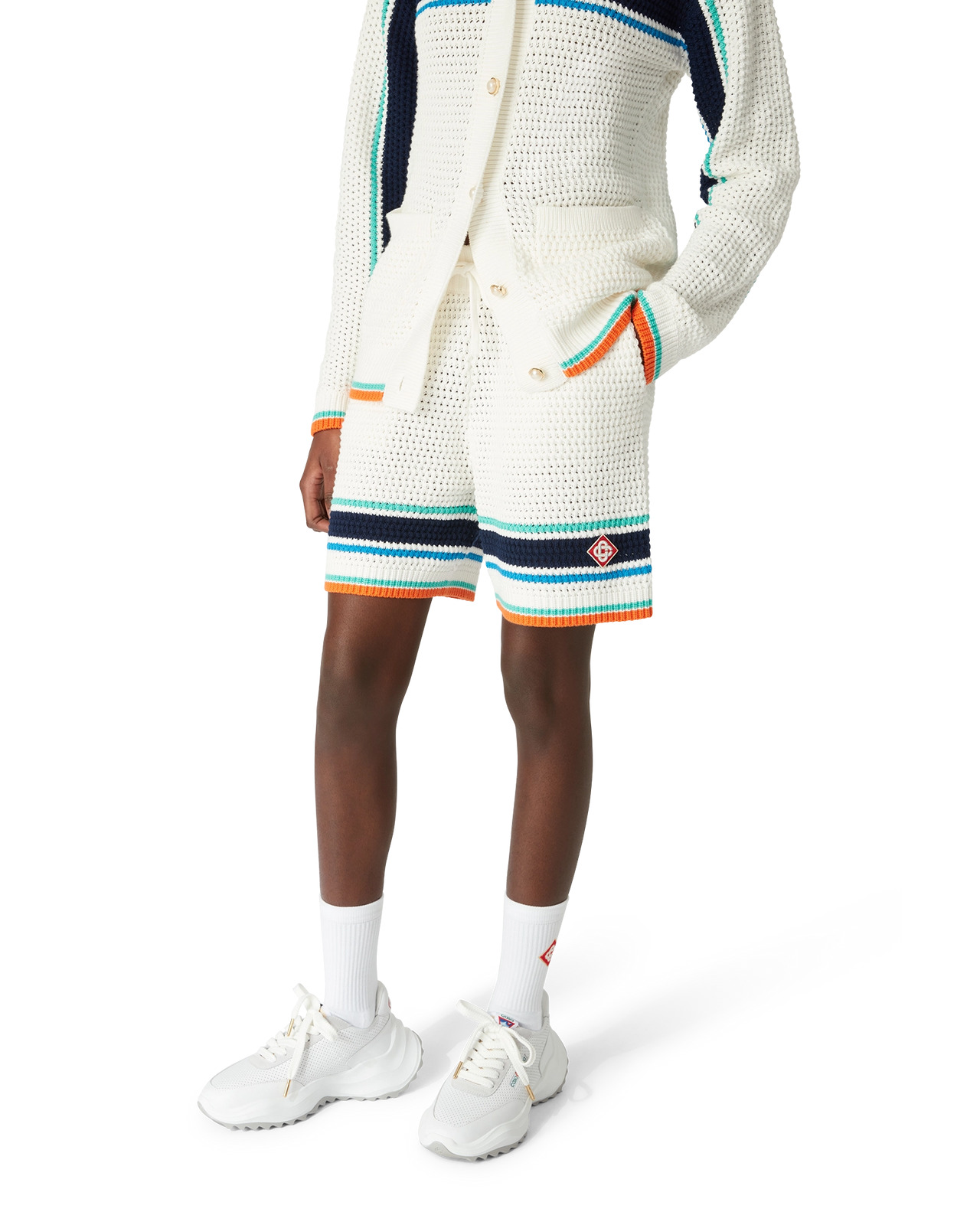 Crochet Tennis Shorts | Casablanca Paris - 4