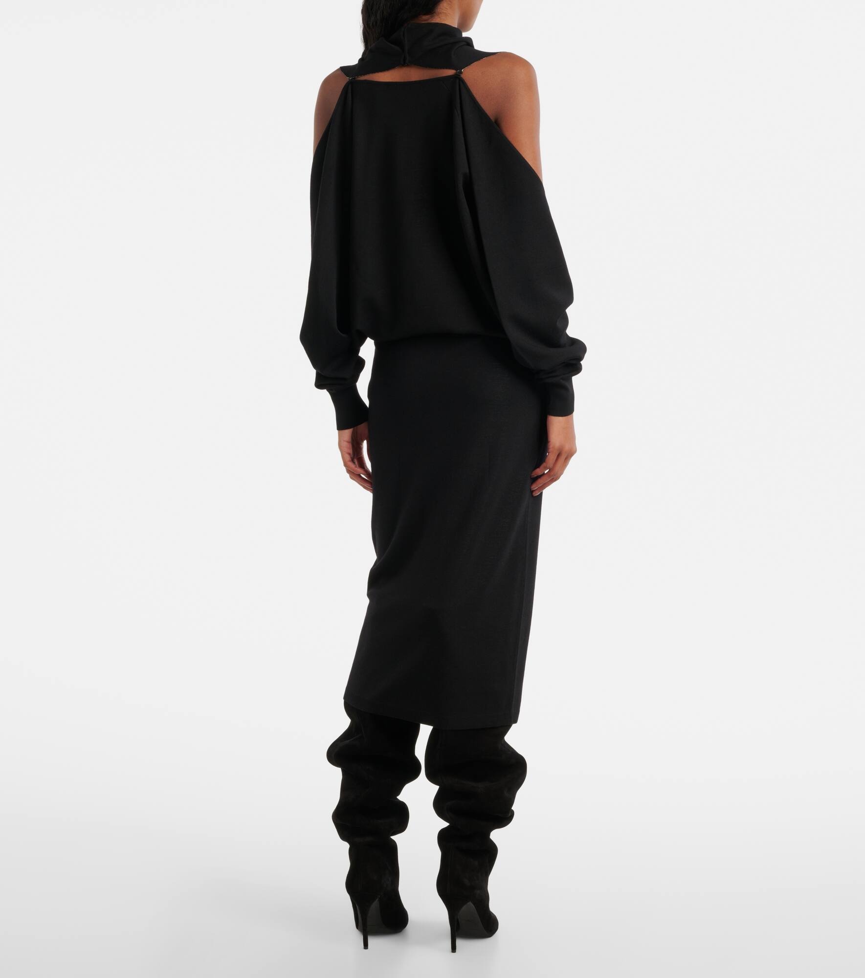 Cut Out midi dress - 7