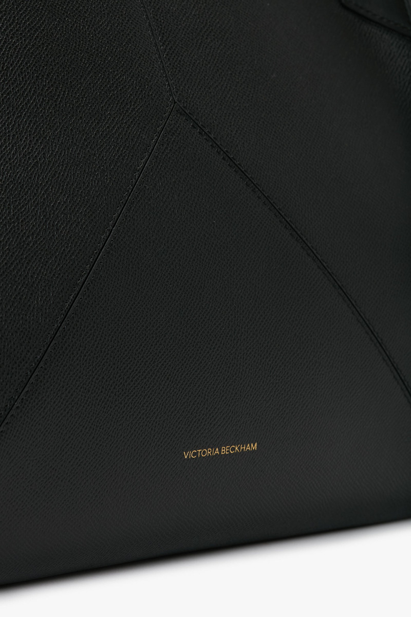 Victoria Bag In Black Grained Leather 6