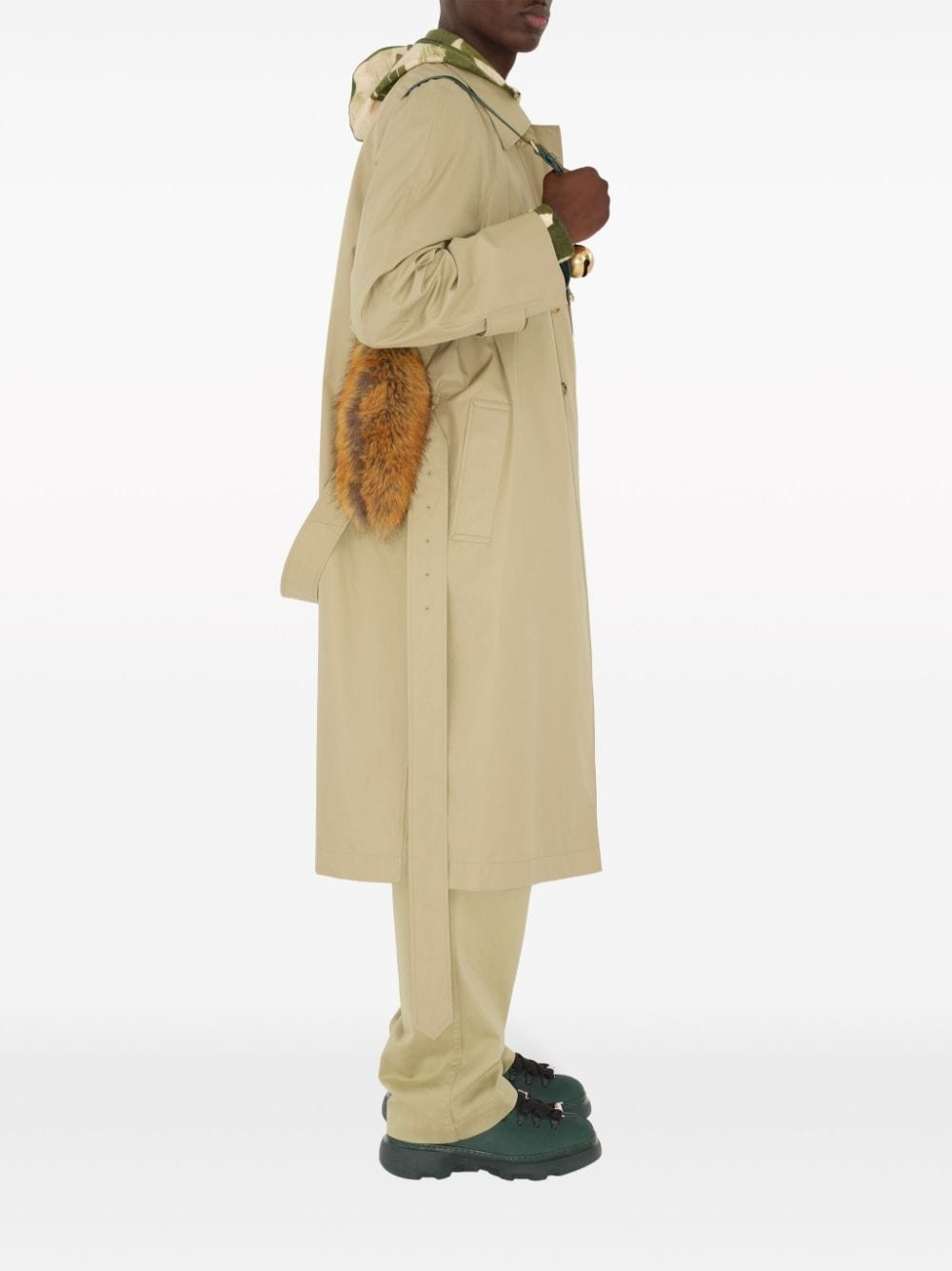 Bradford belted cotton trench coat - 3