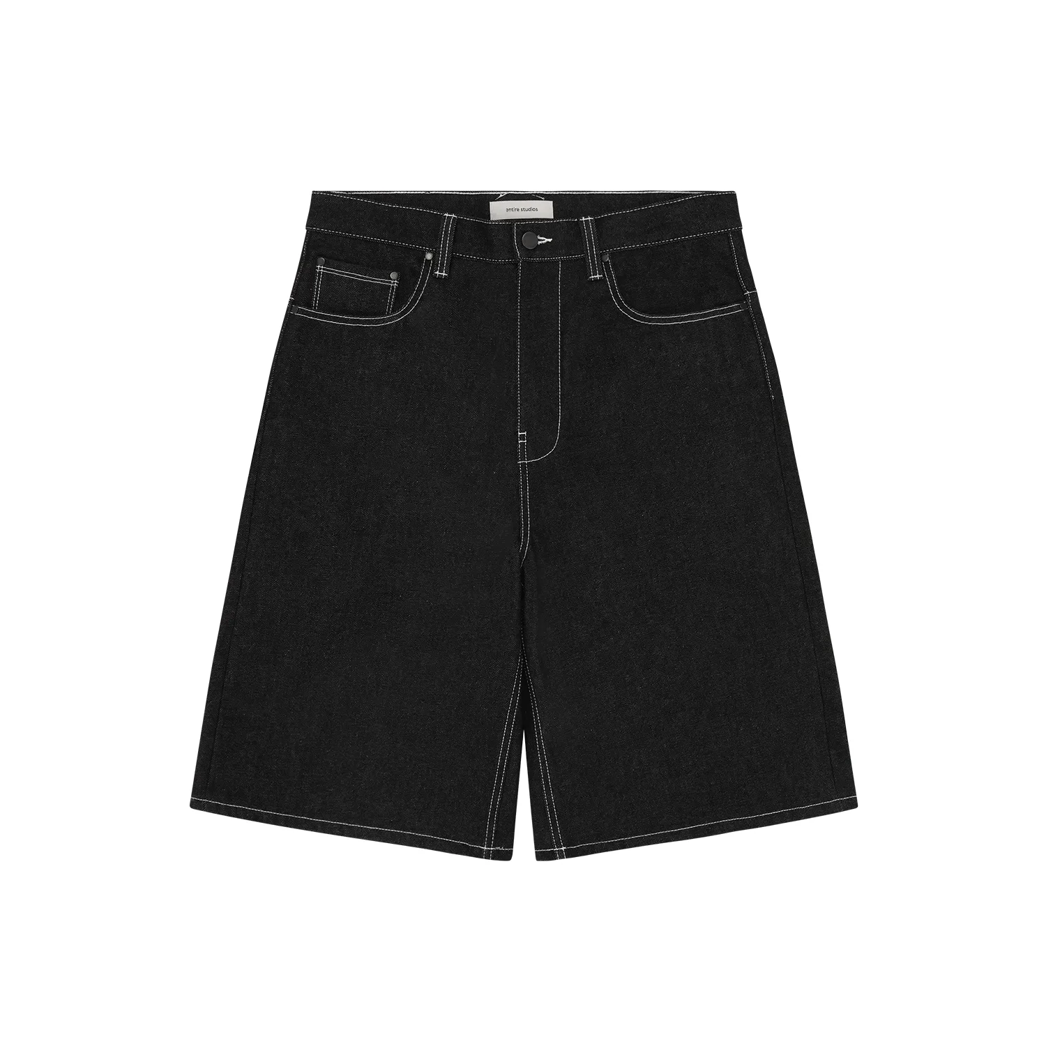FIELD SHORT RAW BLACK - 1