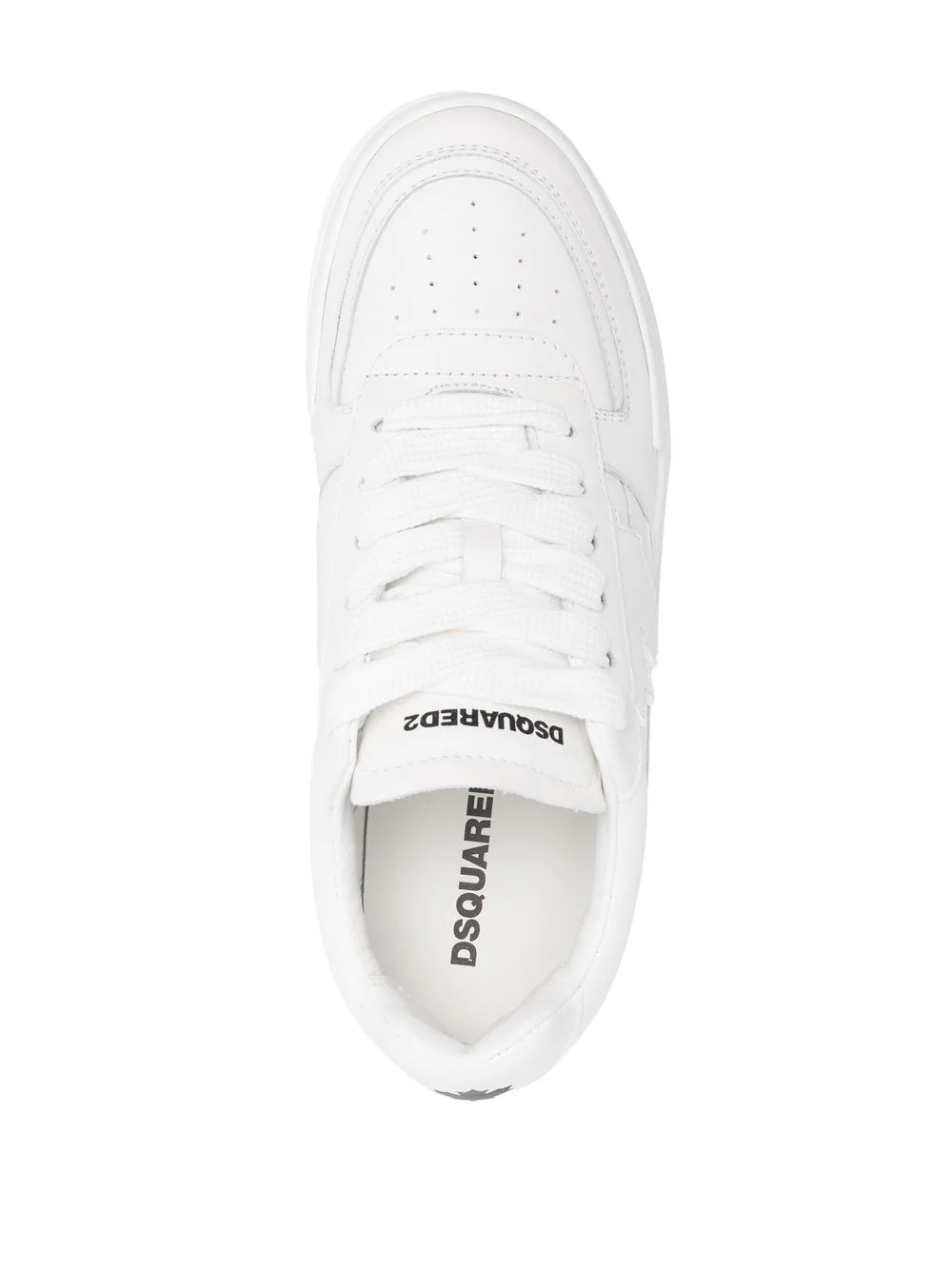 low-top lace-up sneakers - 4