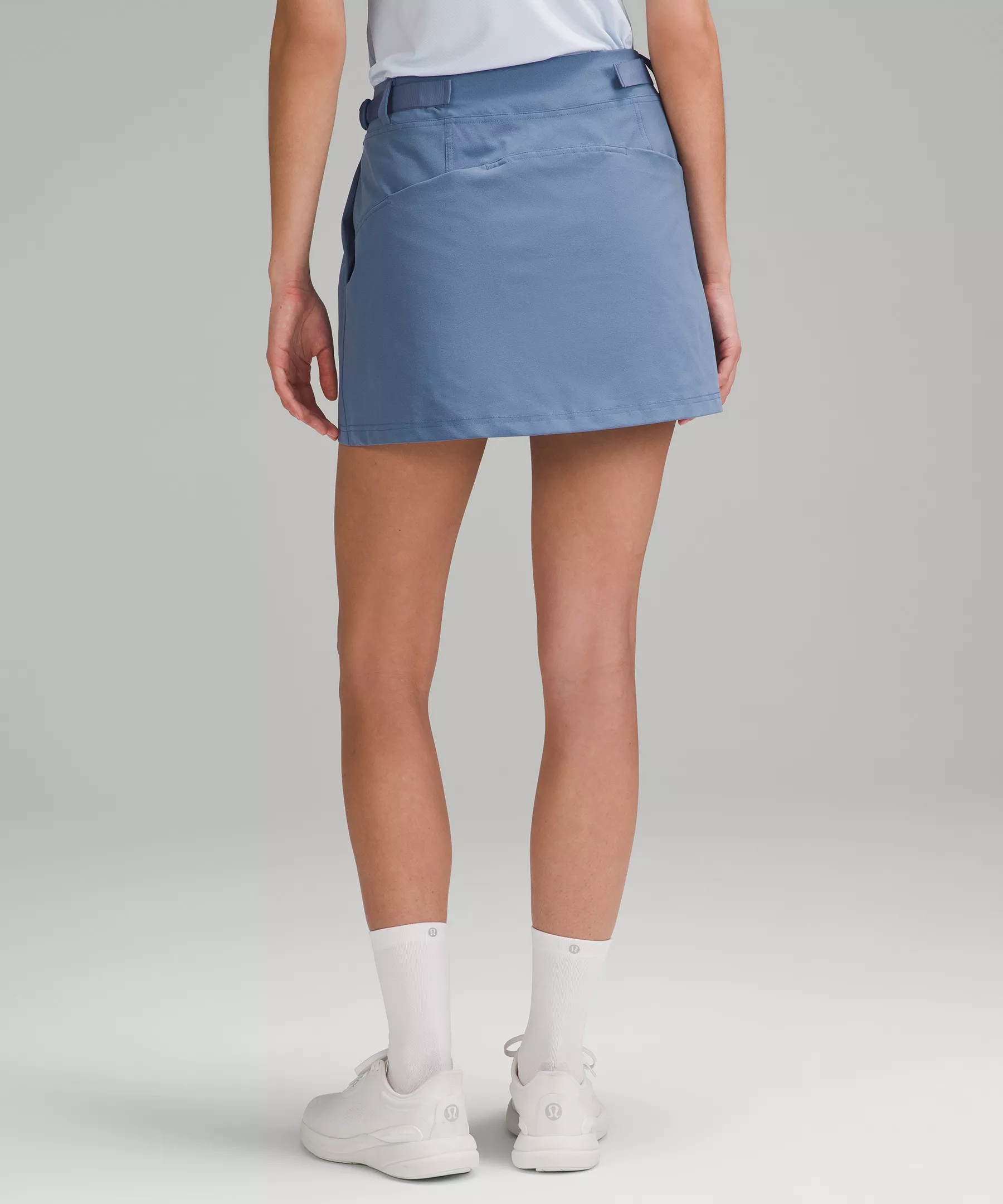 Wrap-Front Mid-Rise Golf Skirt - 3