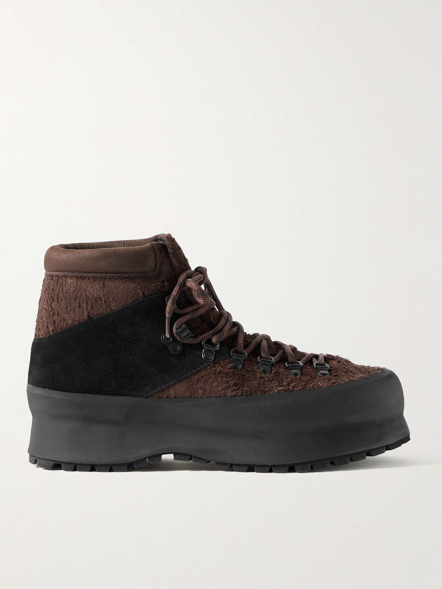 Rosset Rubber-Trimmed Suede Boots - 1