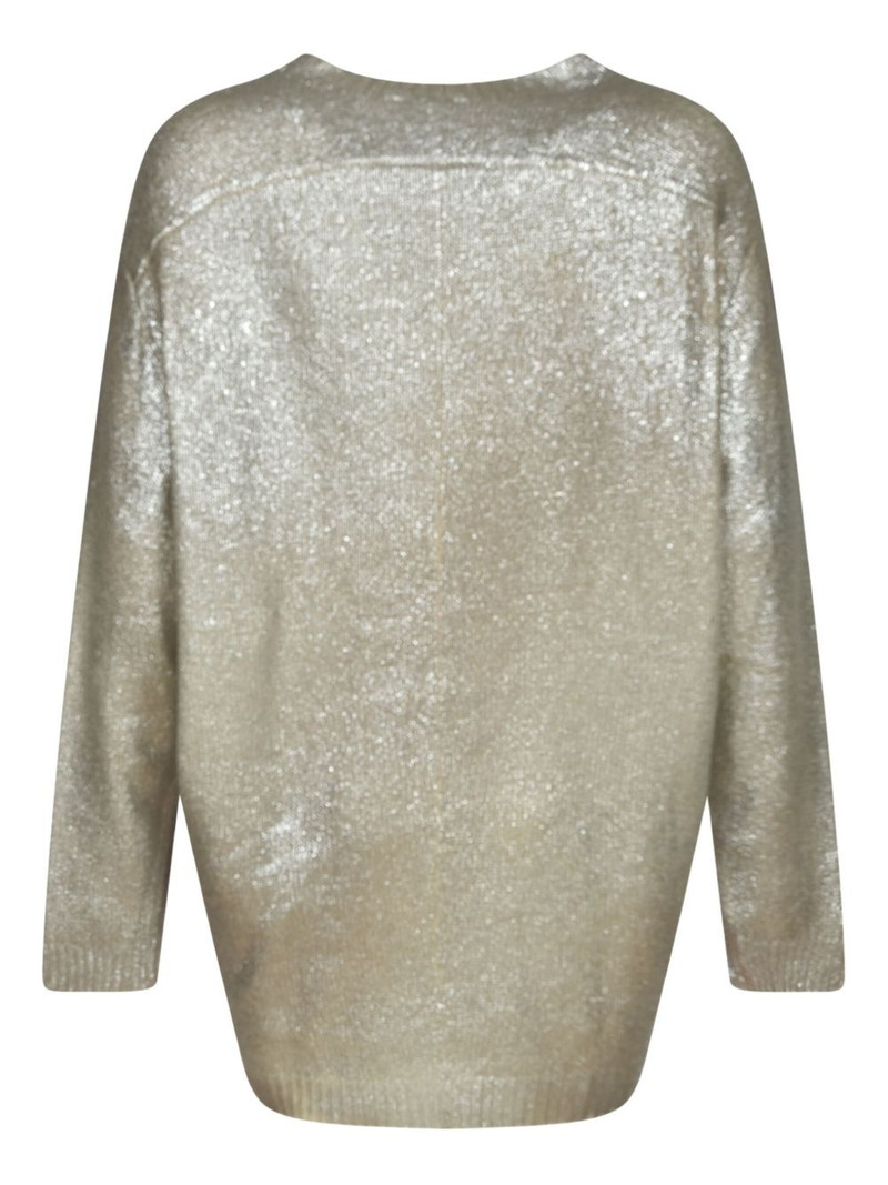 Avant Toi metallic sweater outlook