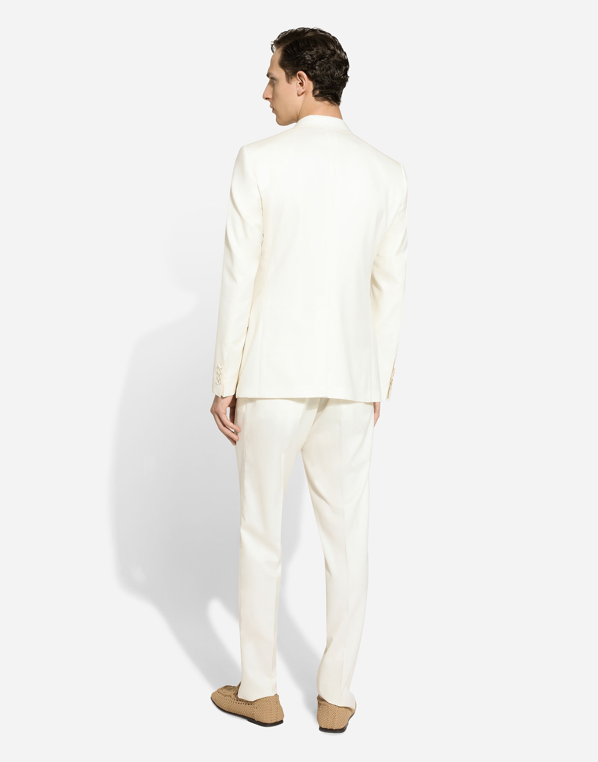 Silk jacquard round-neck sweater with DG logo - 5