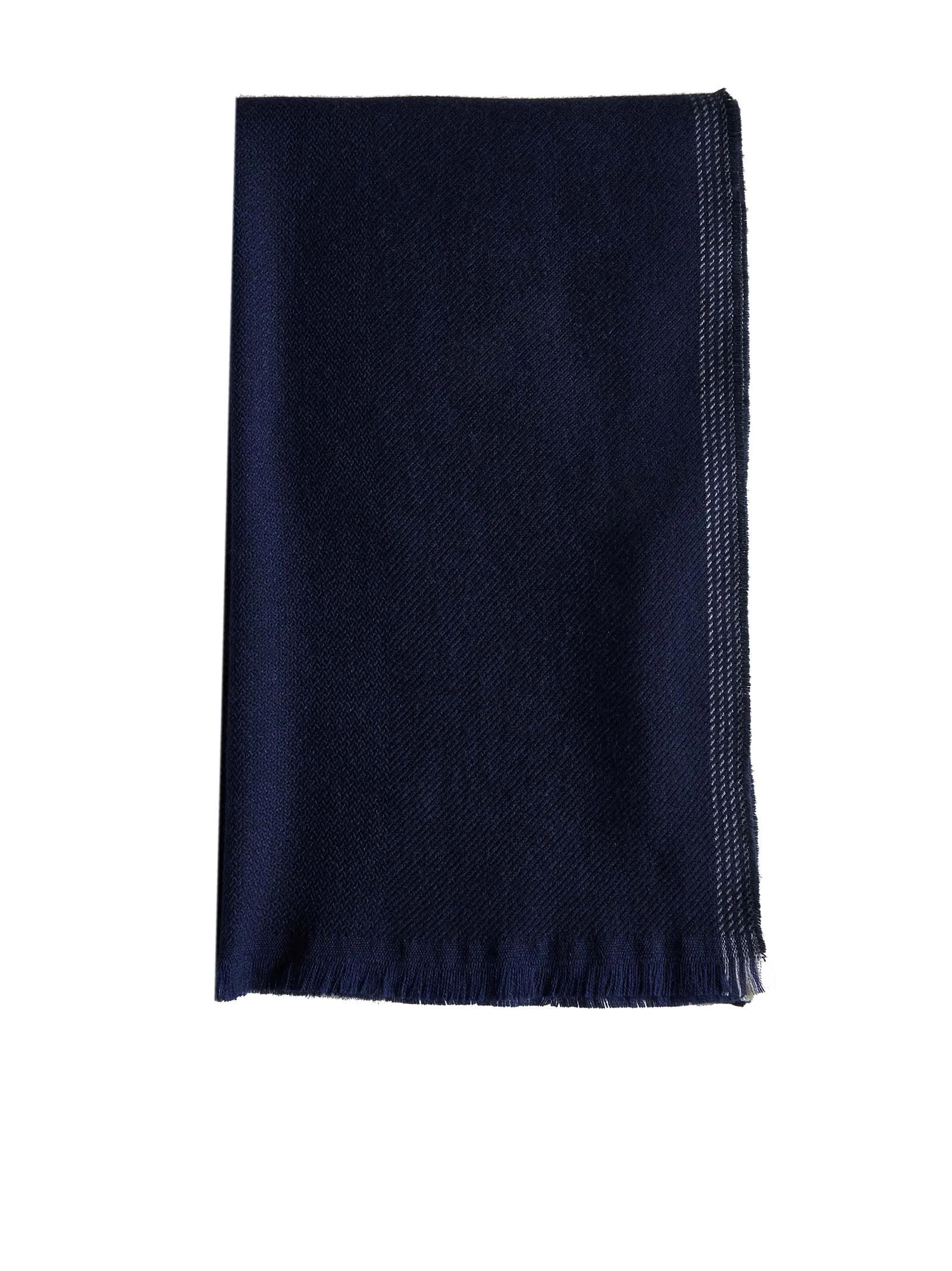 Brunello Cucinelli Men Wool And Cashmere Scarf - 1