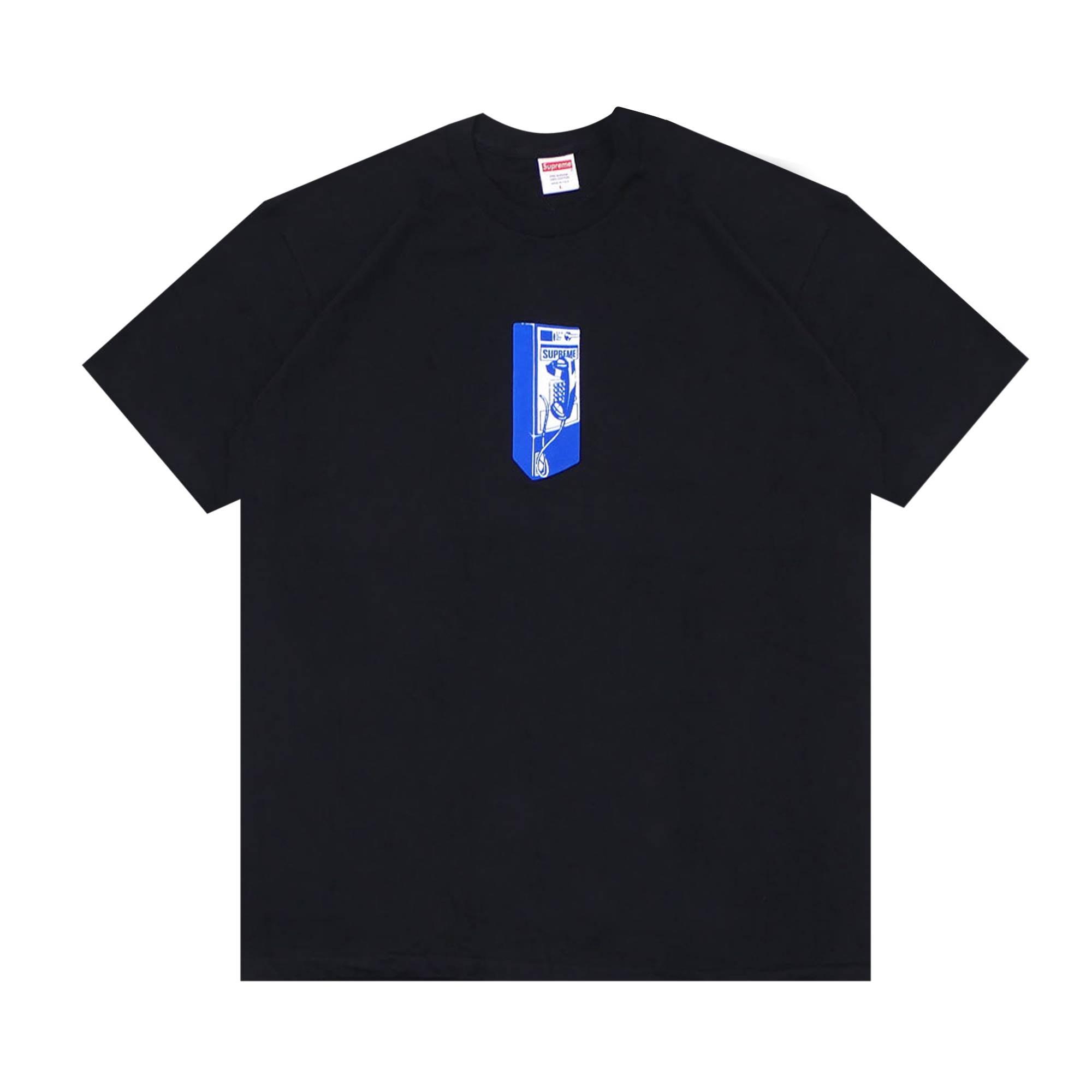 Supreme Payphone T-Shirt 'Black' - 1