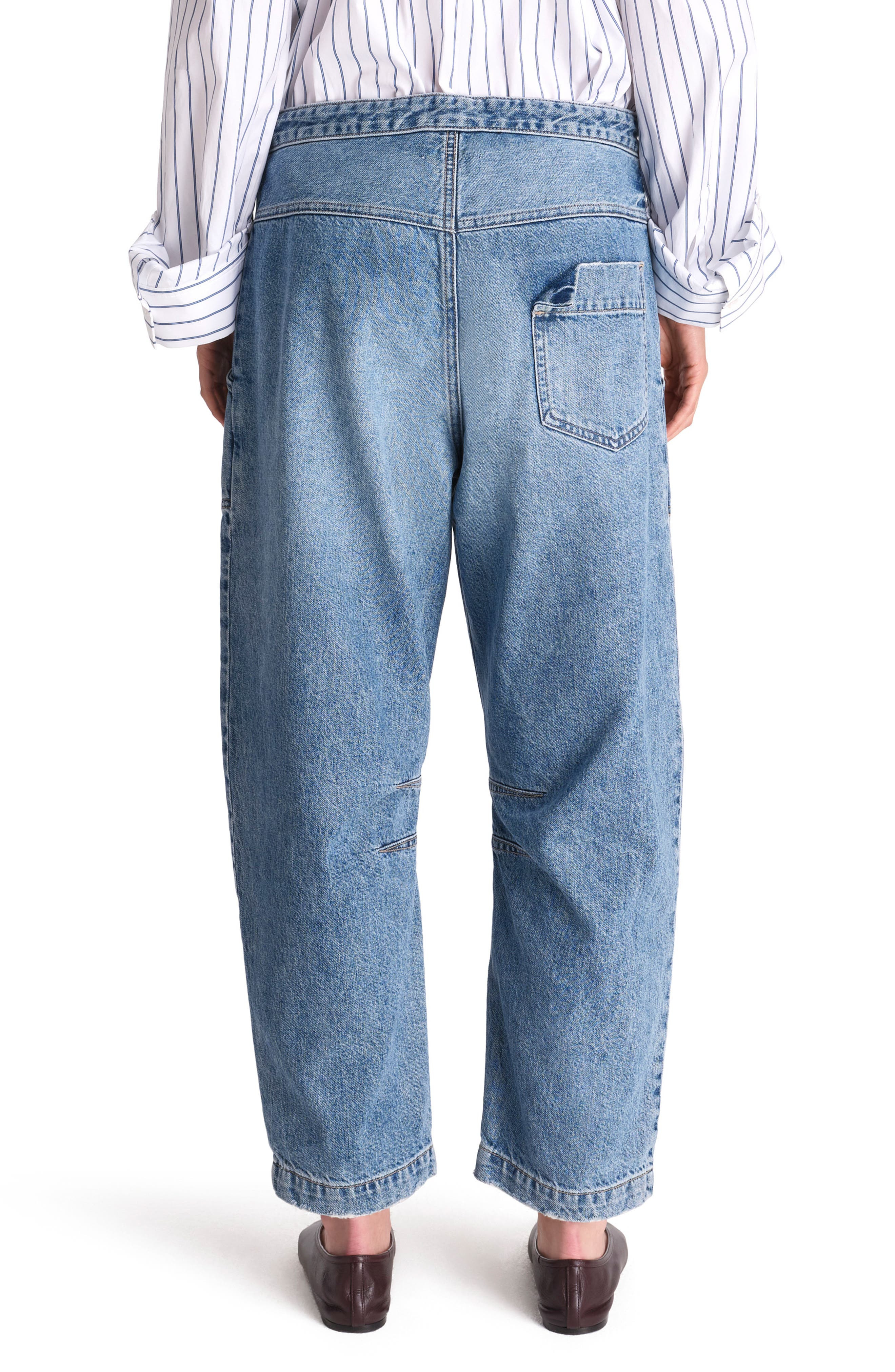 TWP Jetties Tie Waist Jeans in Vintage Wash at Nordstrom - 2