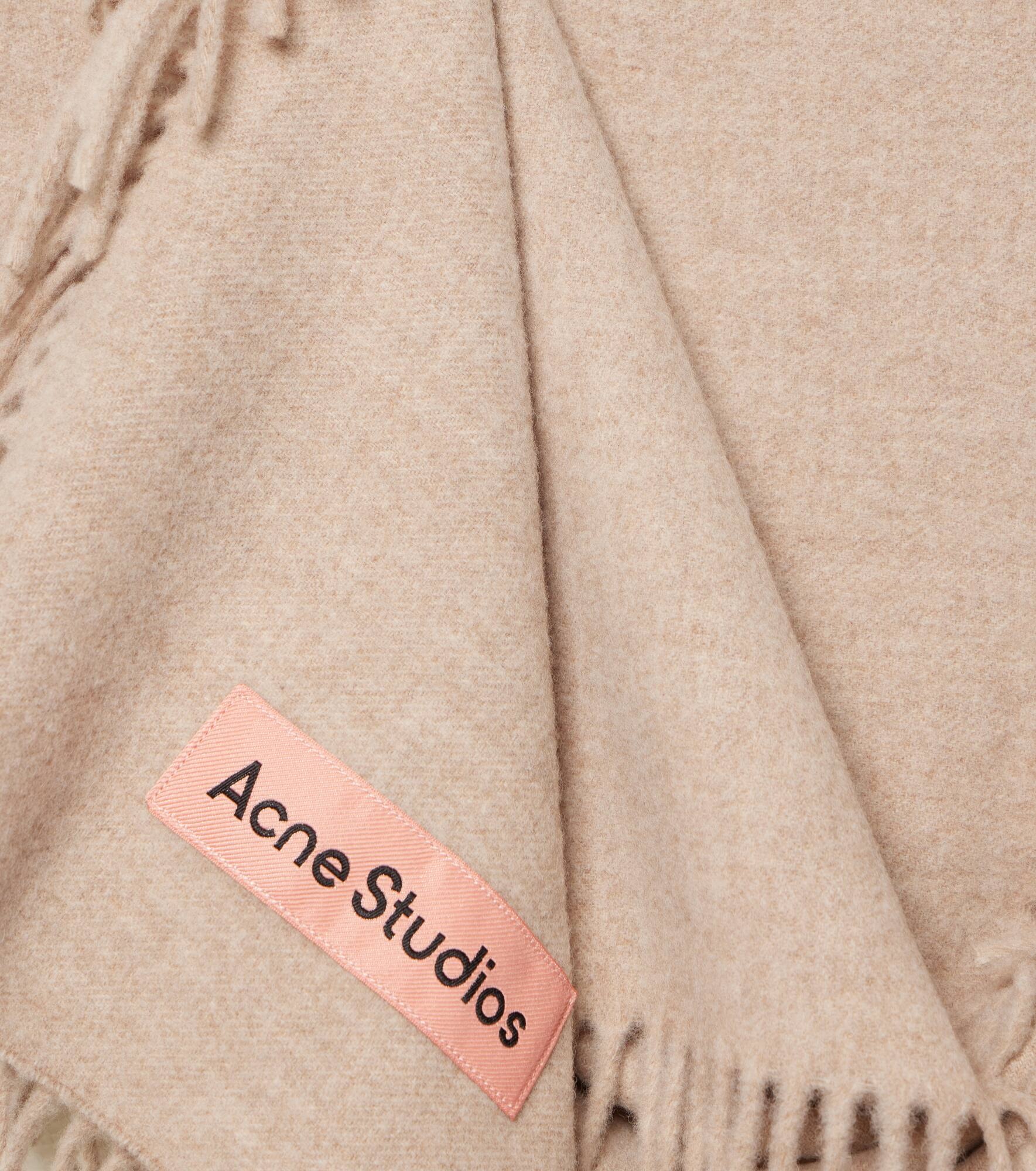 Logo wool scarf - 3
