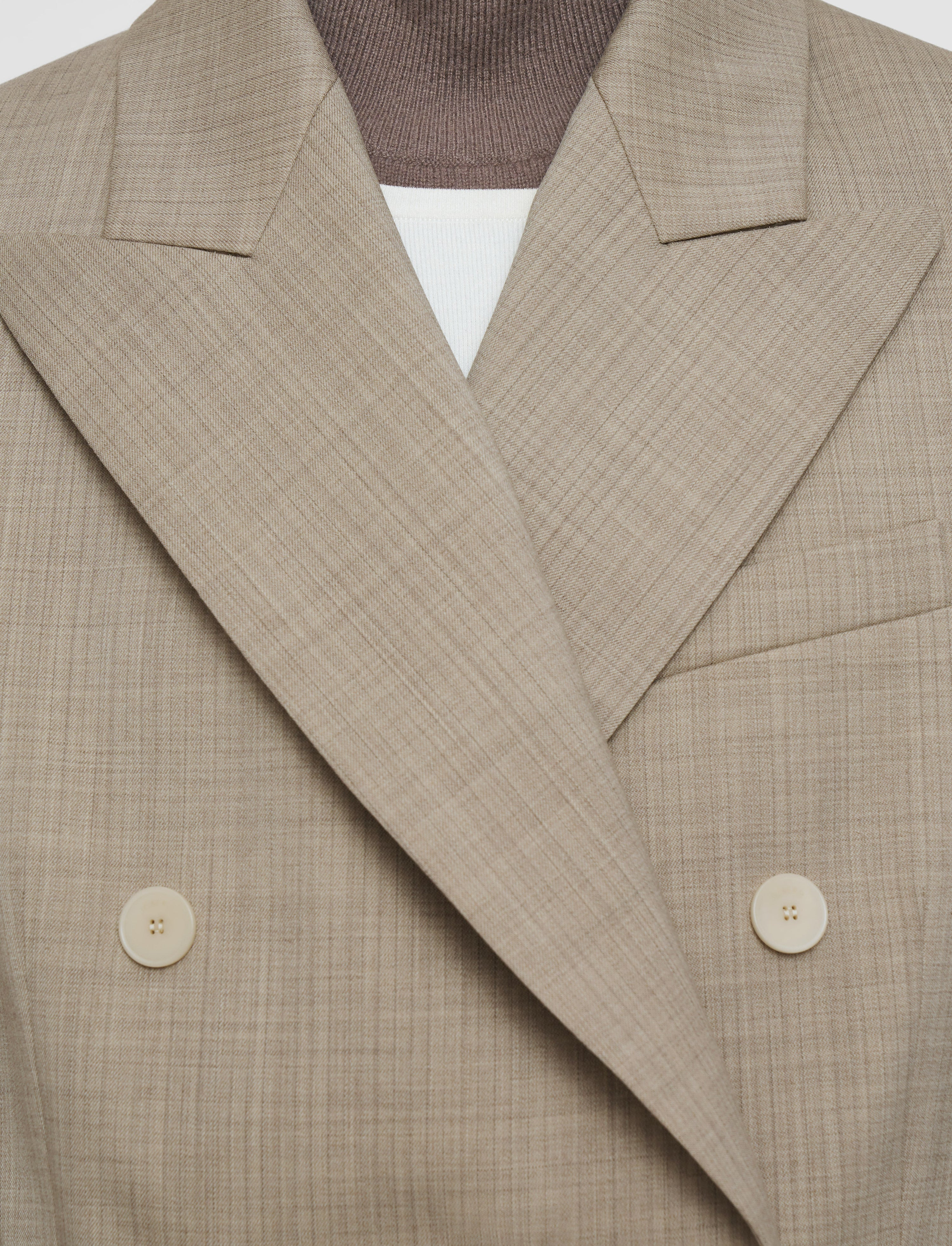 Valery Melange Wool Jacket - 7