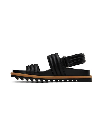 Dries Van Noten Black Padded Sandals outlook