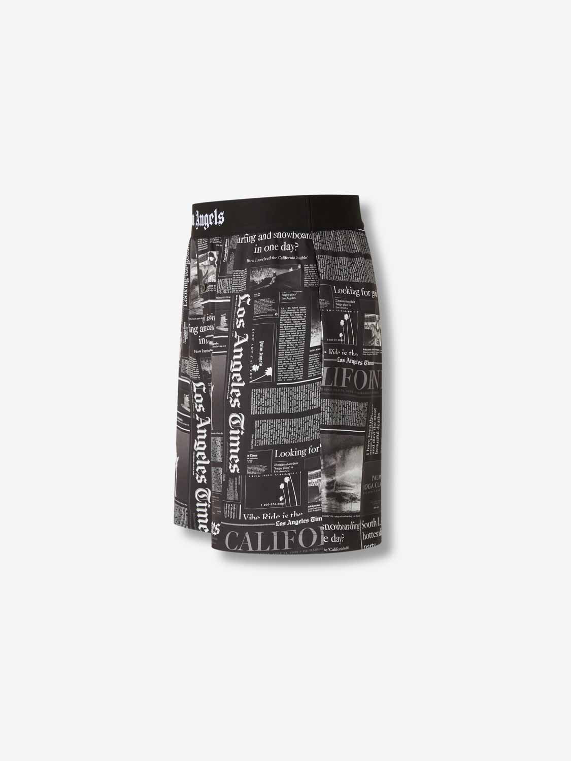 BERMUDAS ESTAMPADO PERIÓDICO - 2