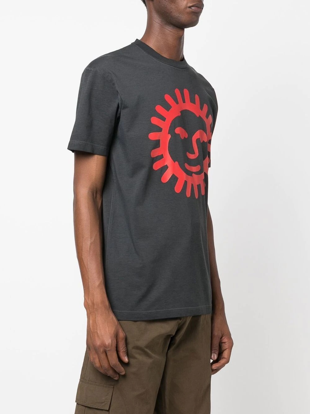 sun-print cotton T-shirt - 3