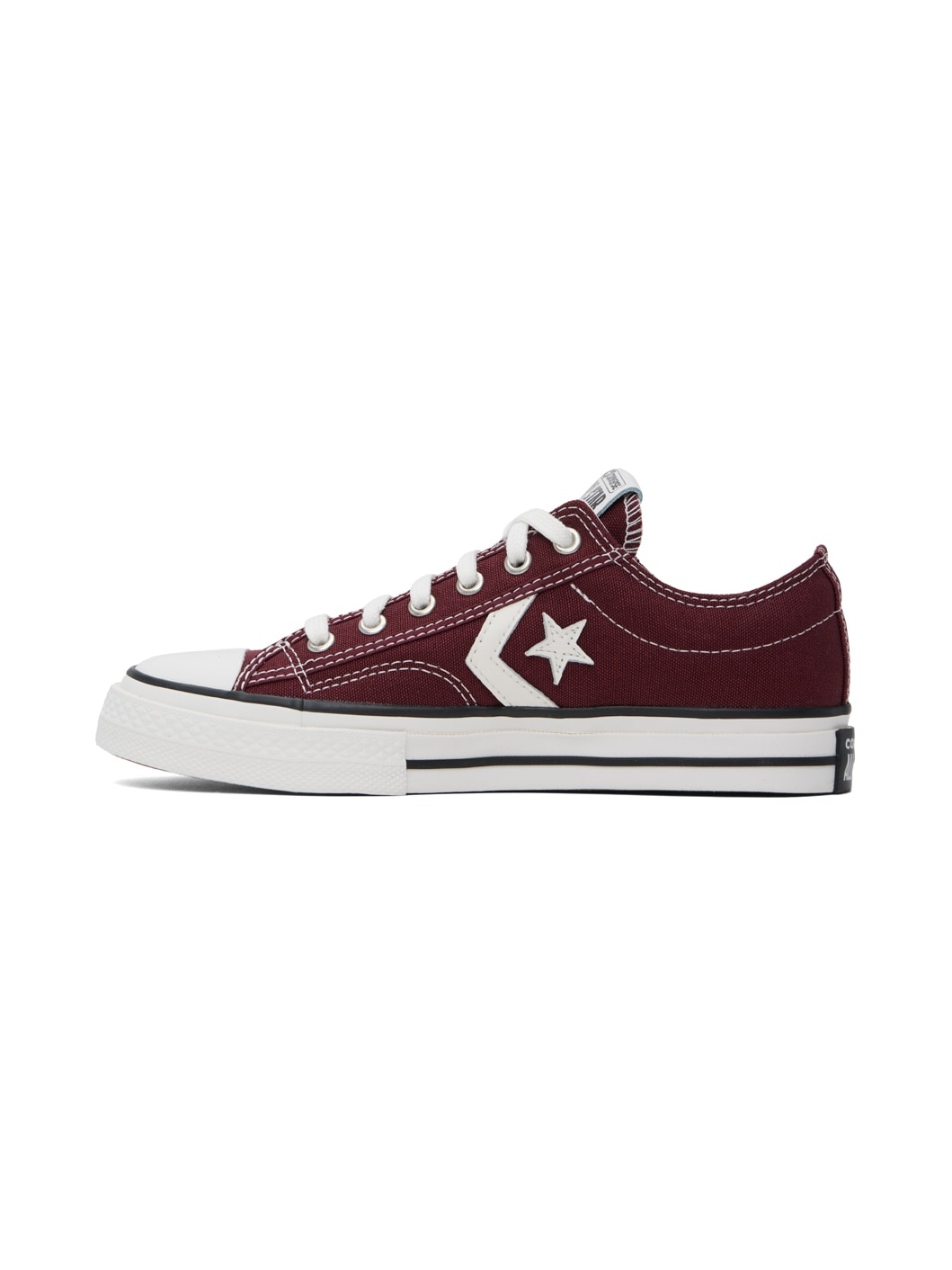 Burgundy Star Player 76 Low Top Sneakers - 3