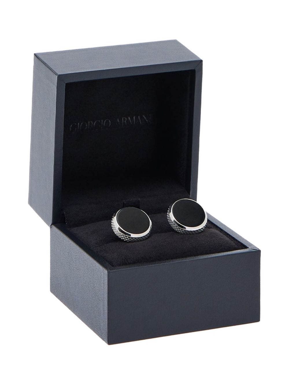 STERLING SILVER ONYX CUFFLINKS - 3