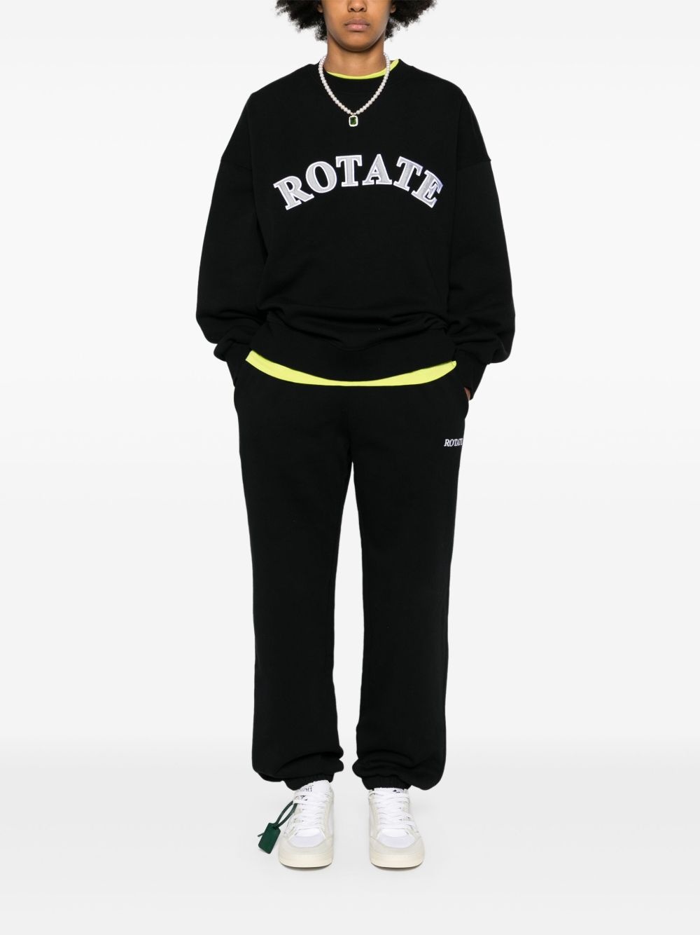 logo-embroidered track pants - 2